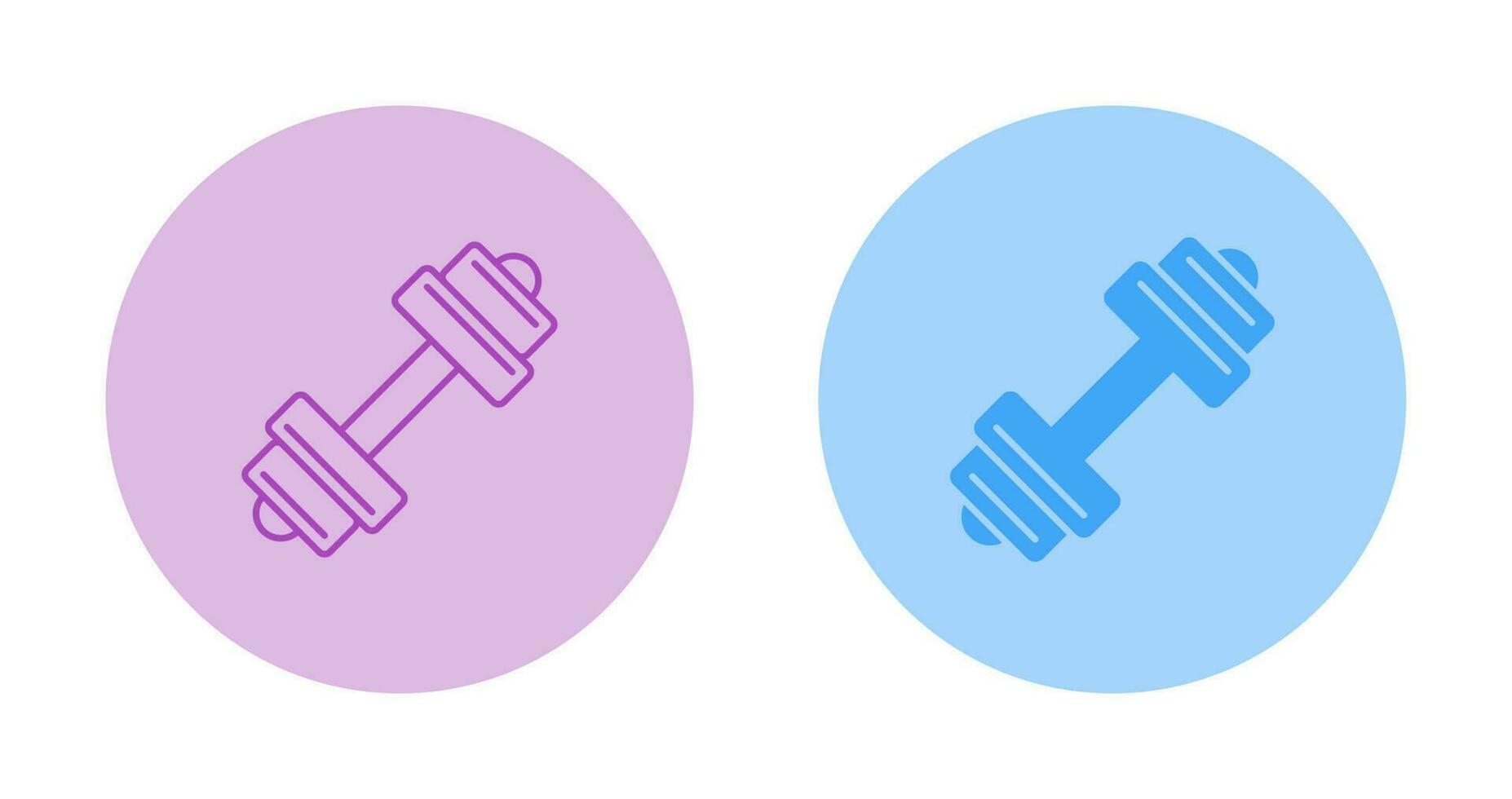 Dumbbell Vector Icon