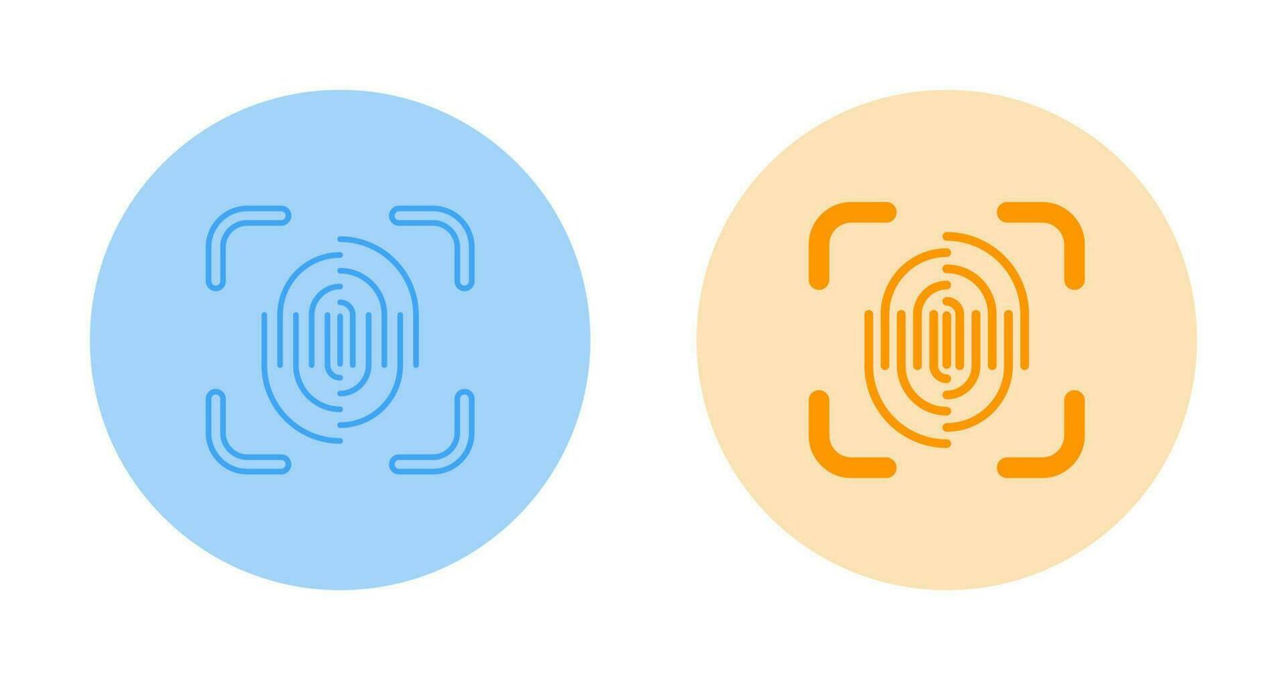 Fingerprint Vector Icon