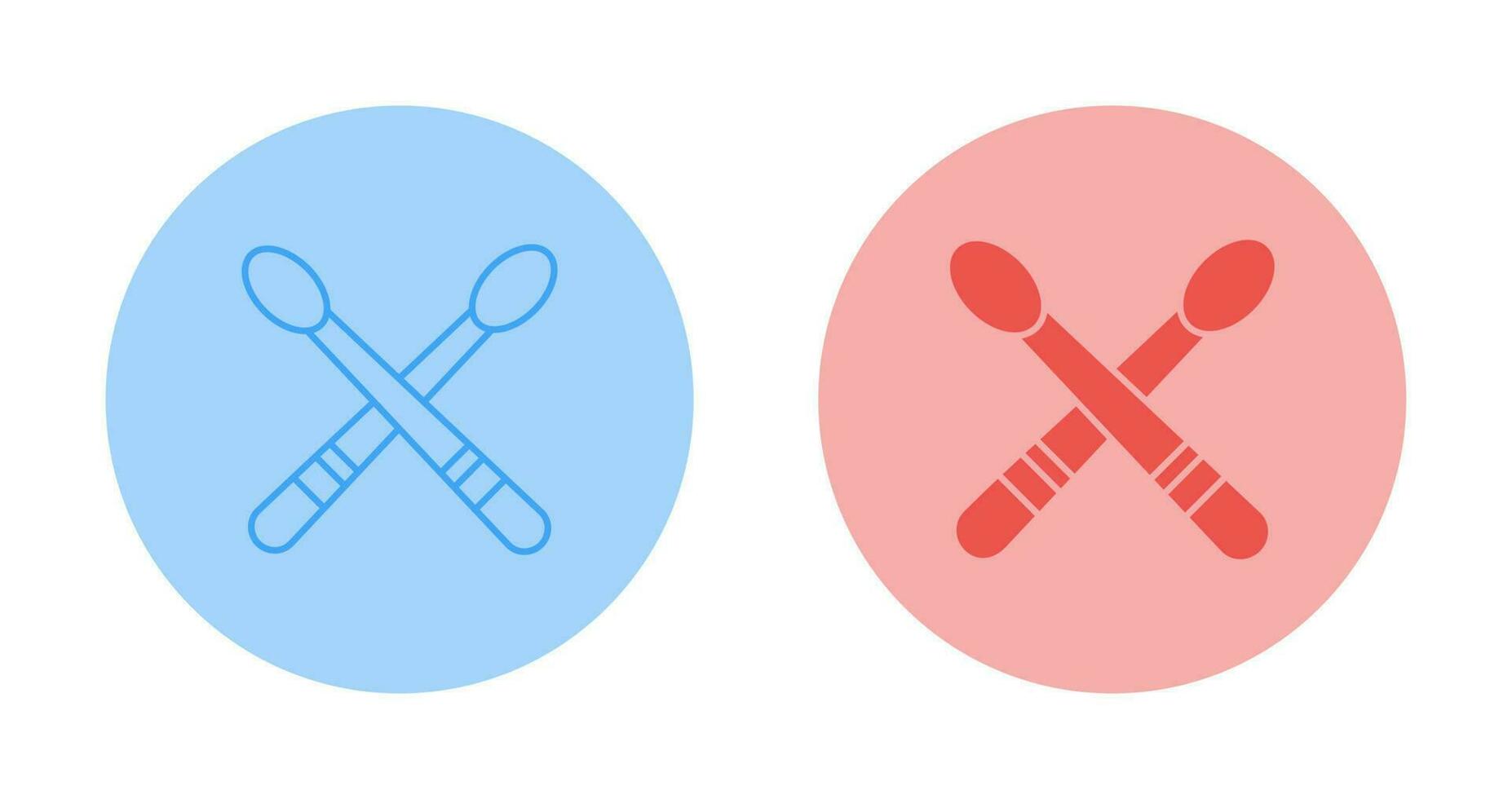 Drumsticks Vector Icon