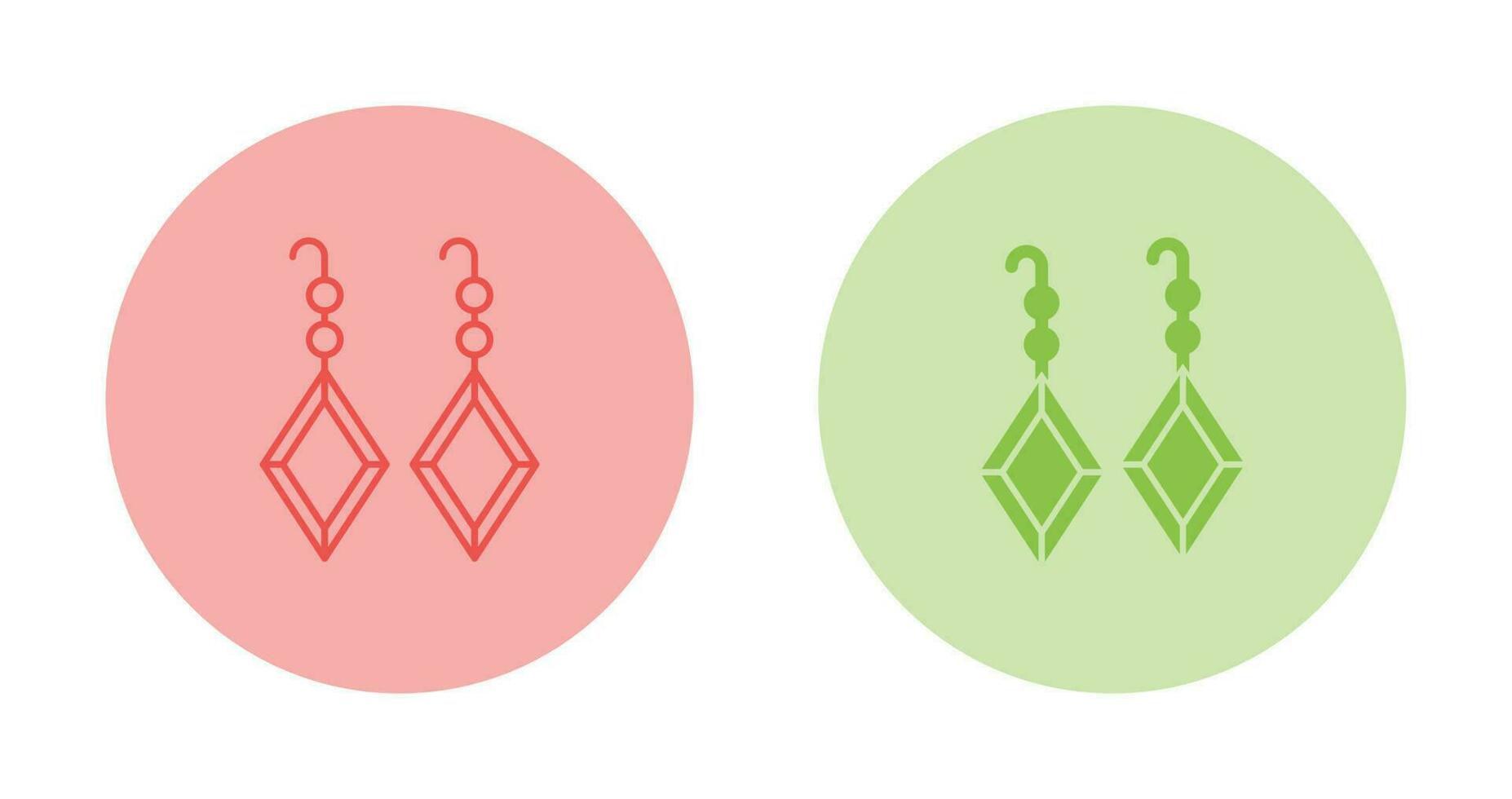 Earrings Vector Icon