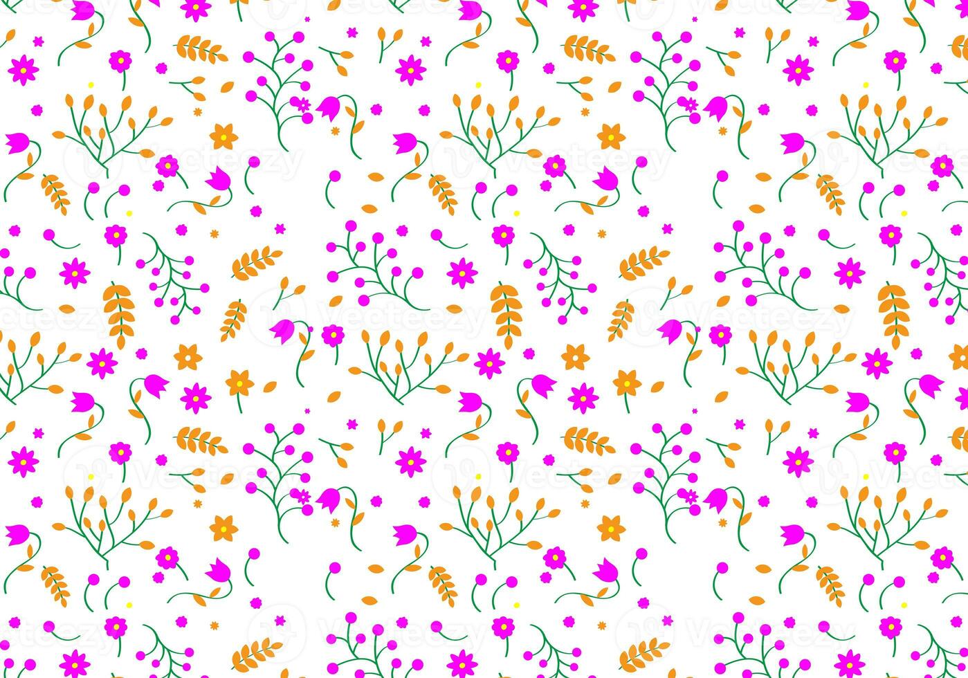 Floral Doodle Pattern photo