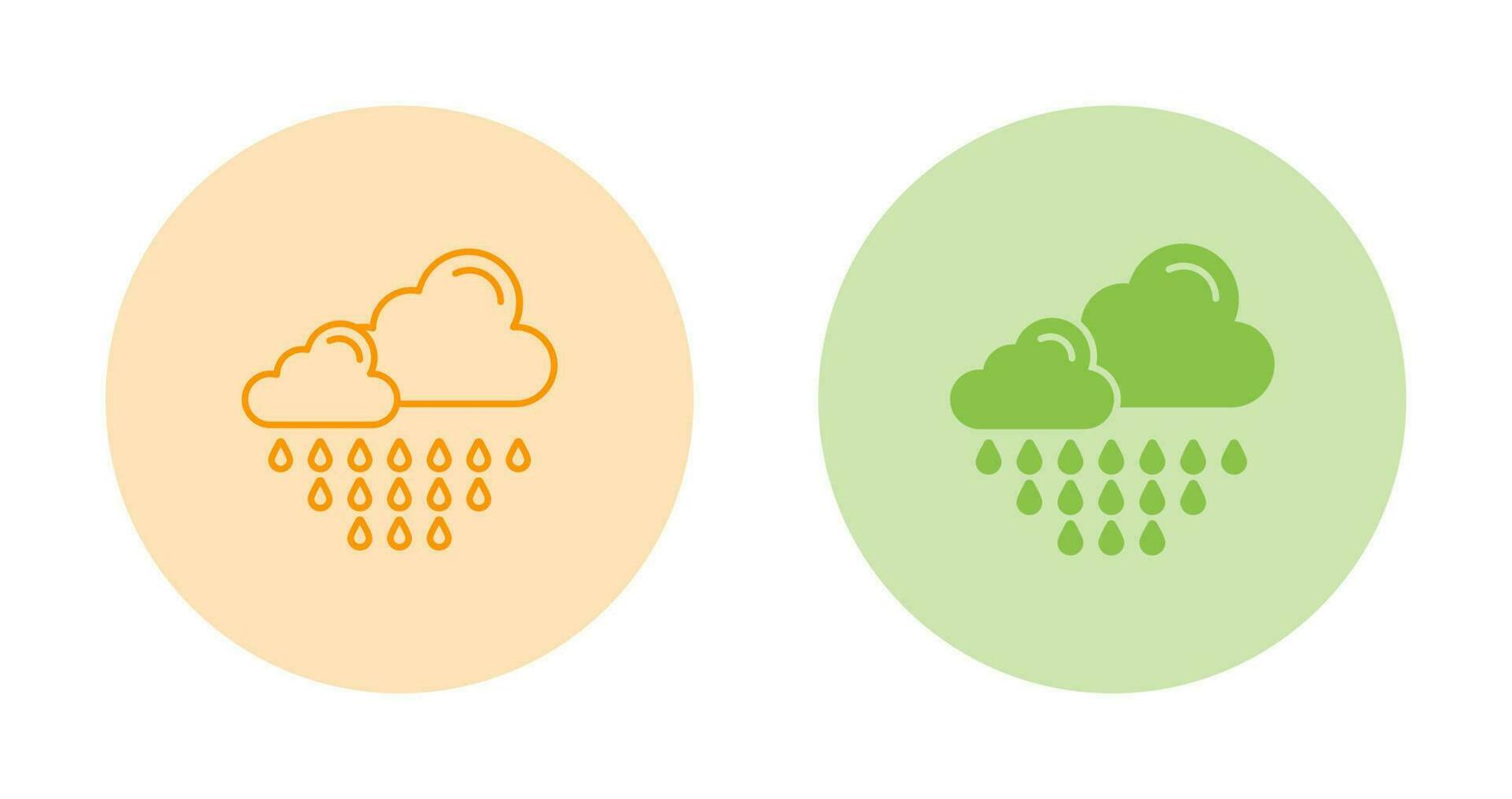 Rain Vector Icon