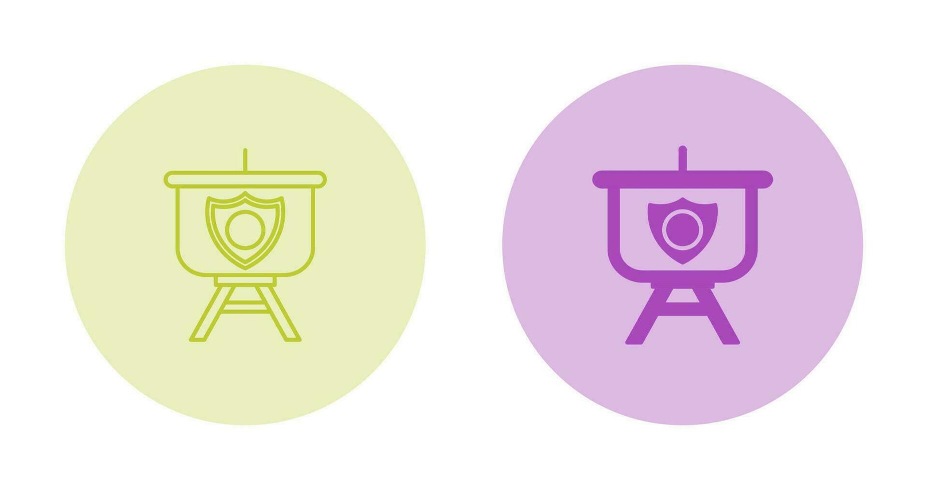 Security Presentation Vector Icon