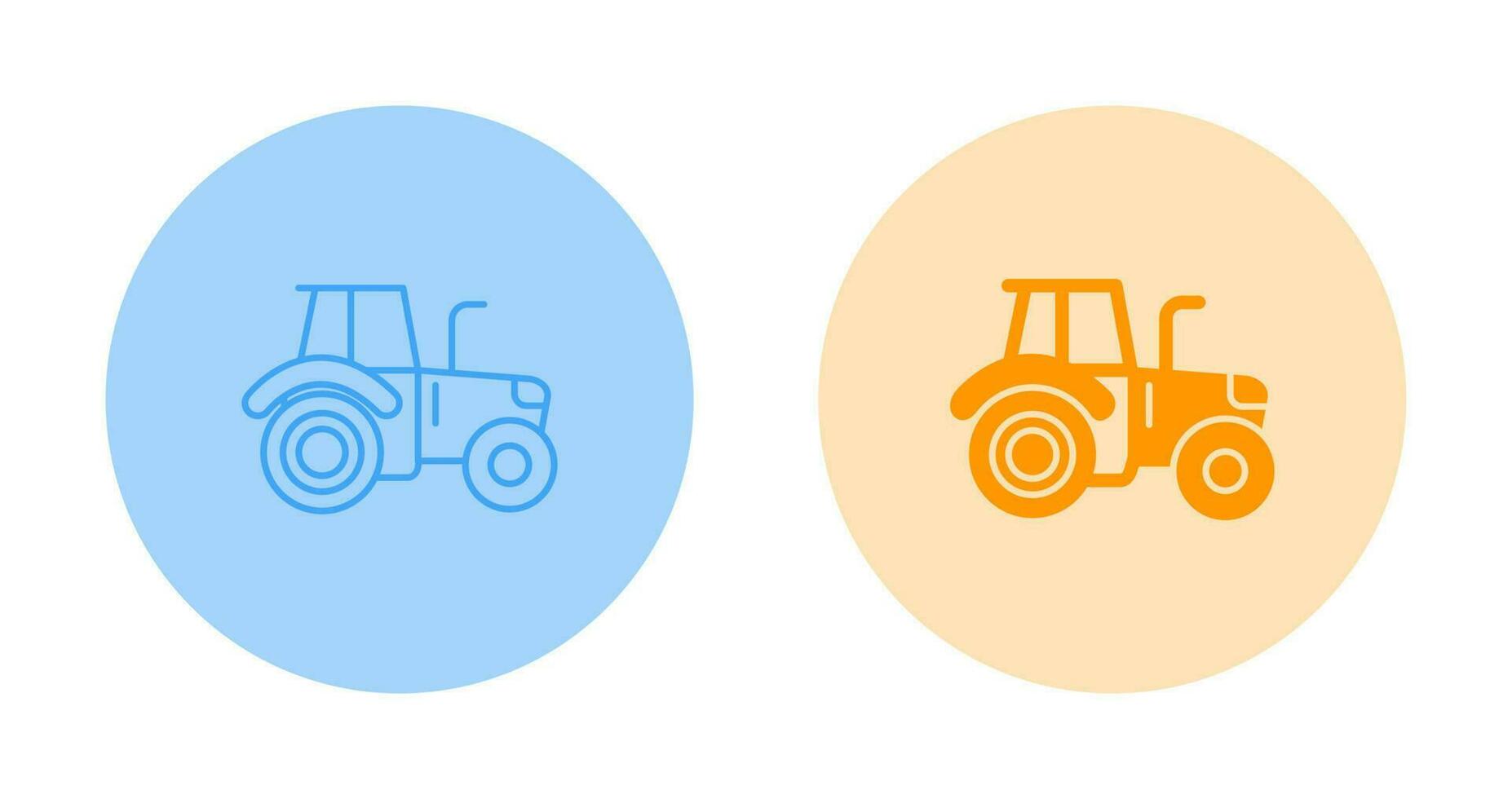 icono de vector de tractor