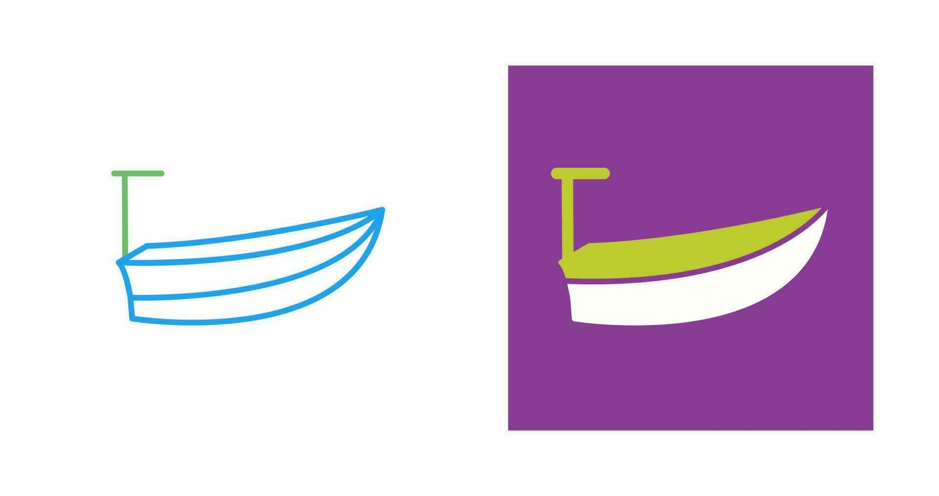 Small Boat Vector Icon