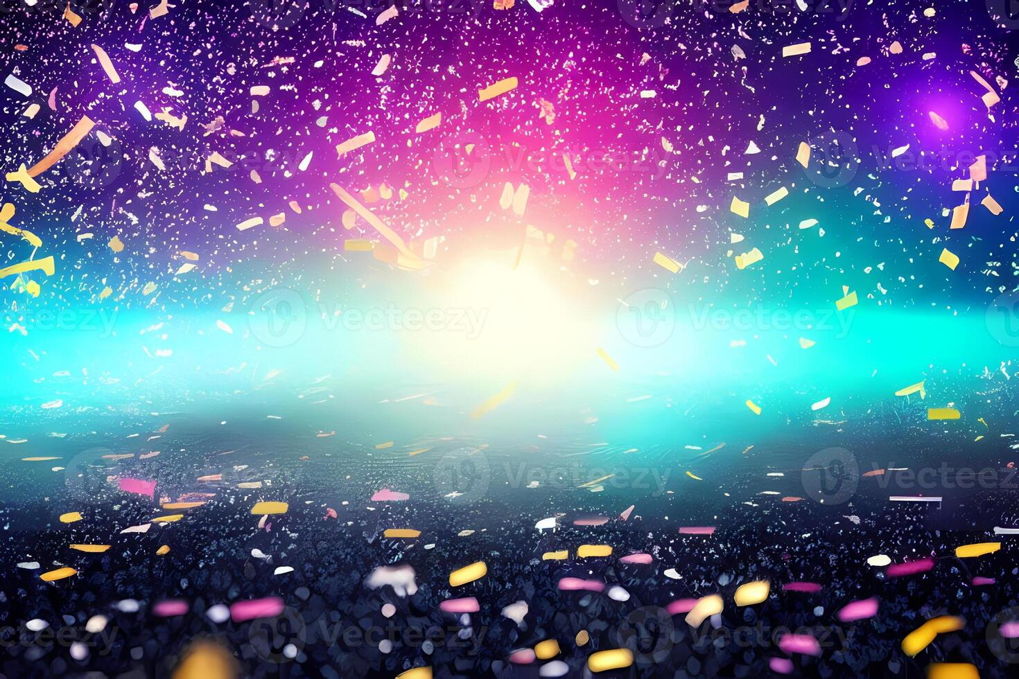 colorful confetti fancy background photo
