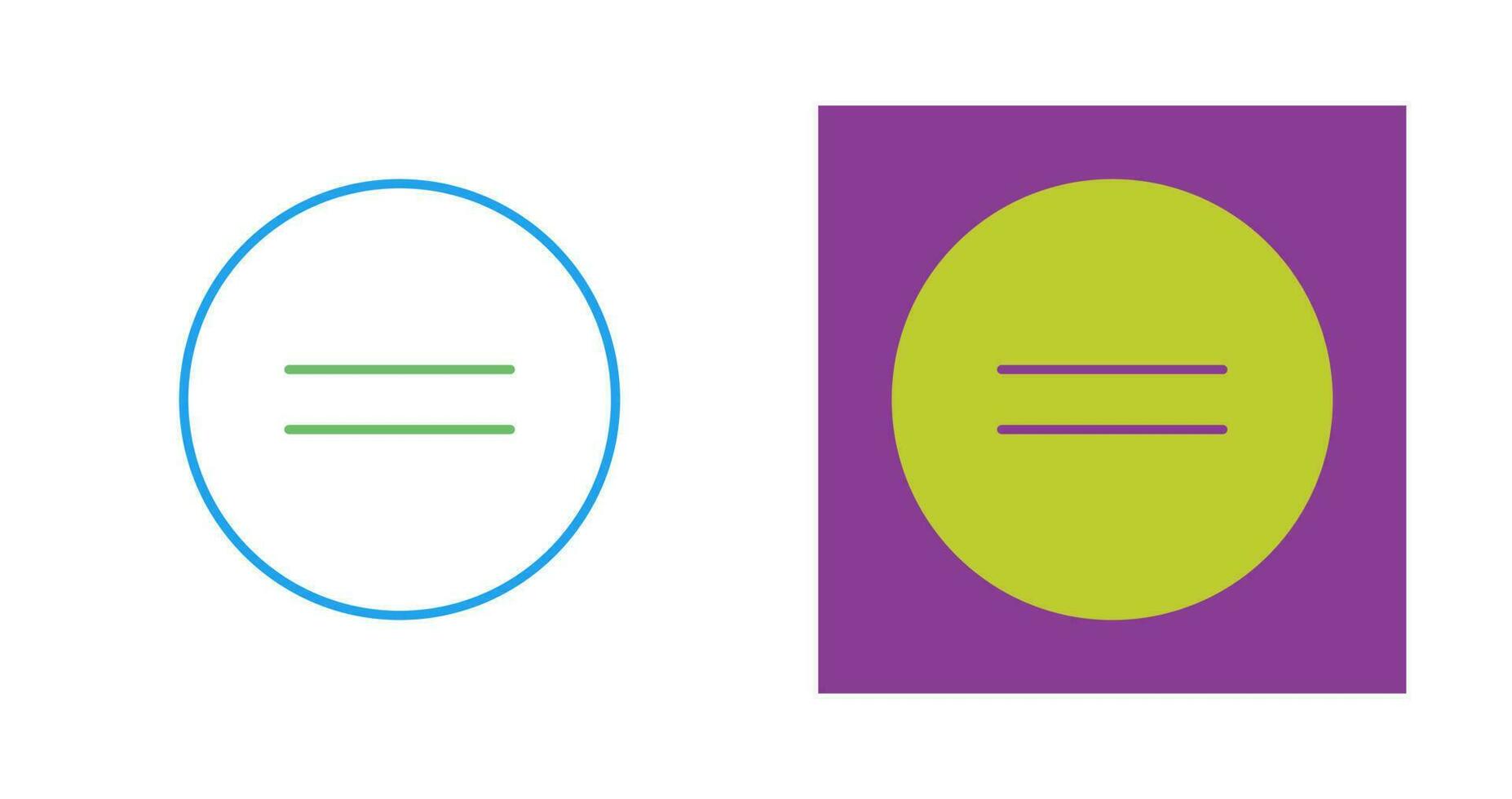 Equal To Vector Icon