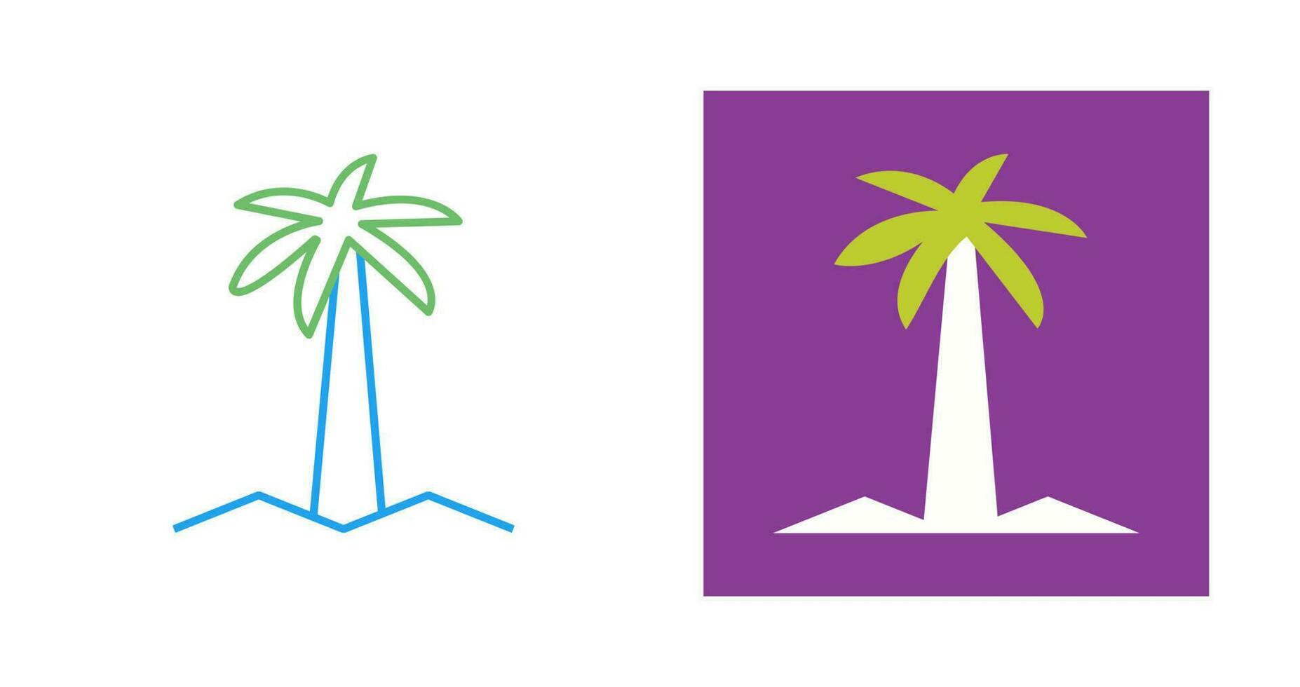 Coconut Tree Vector Icon