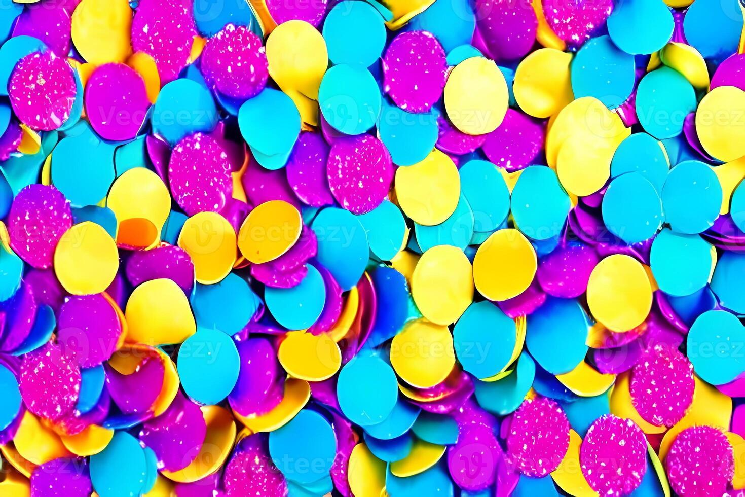 colorful confetti fancy background photo