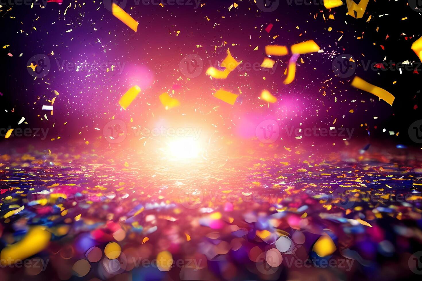 colorful confetti fancy background photo