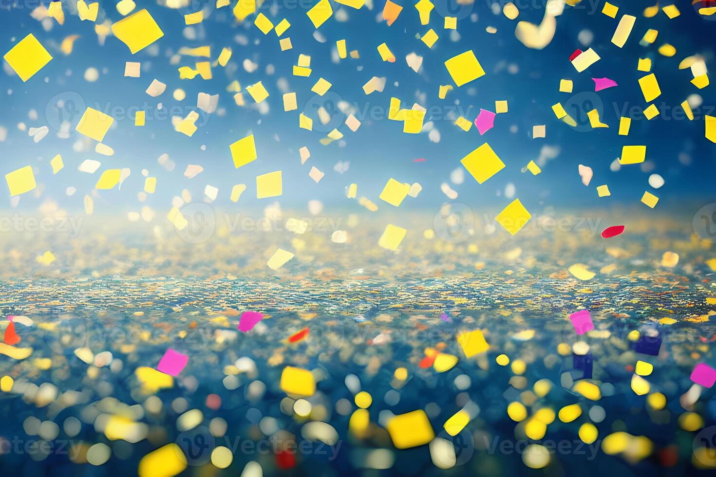 colorful confetti fancy background photo