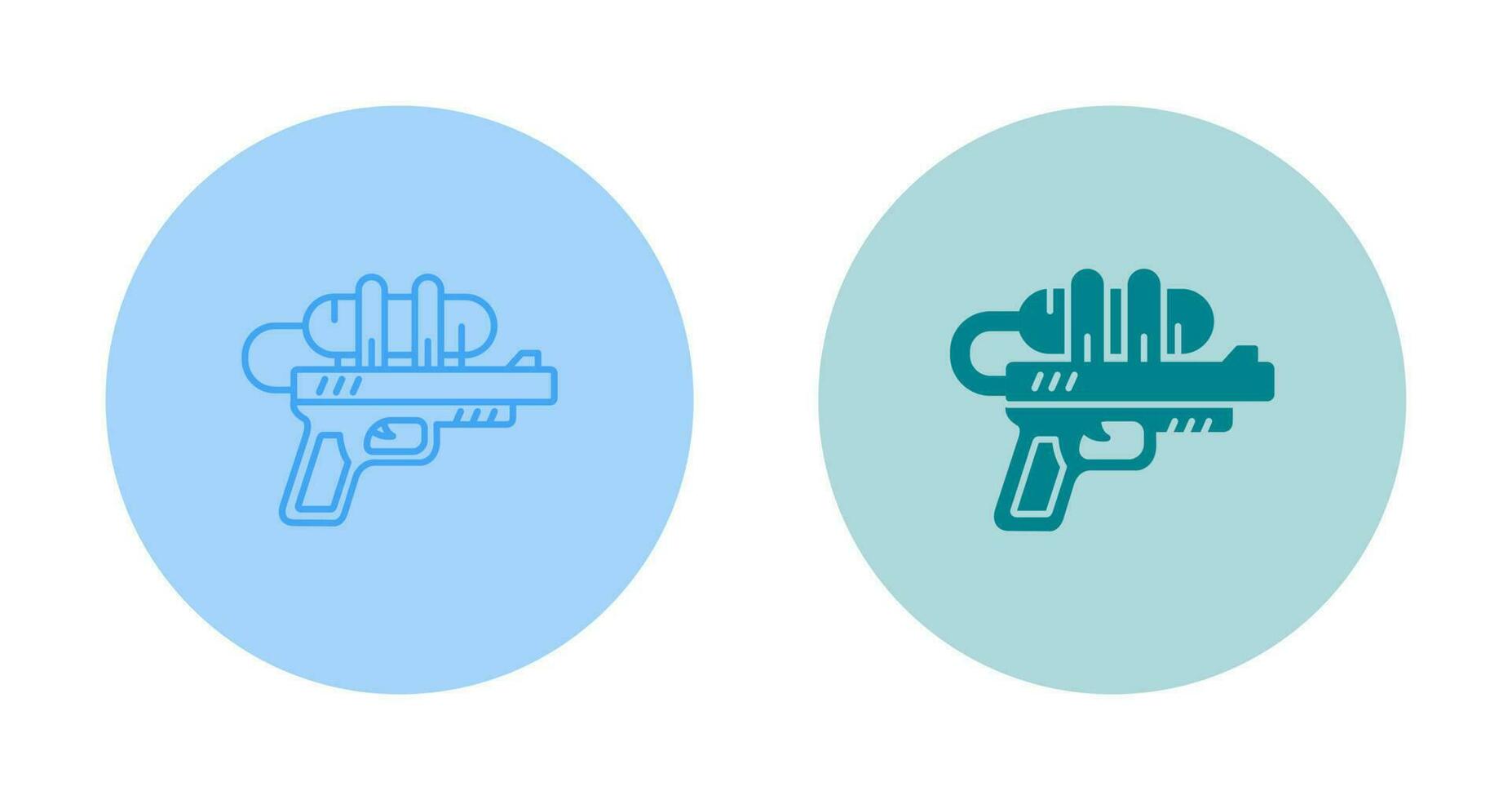 icono de vector de pistola de agua