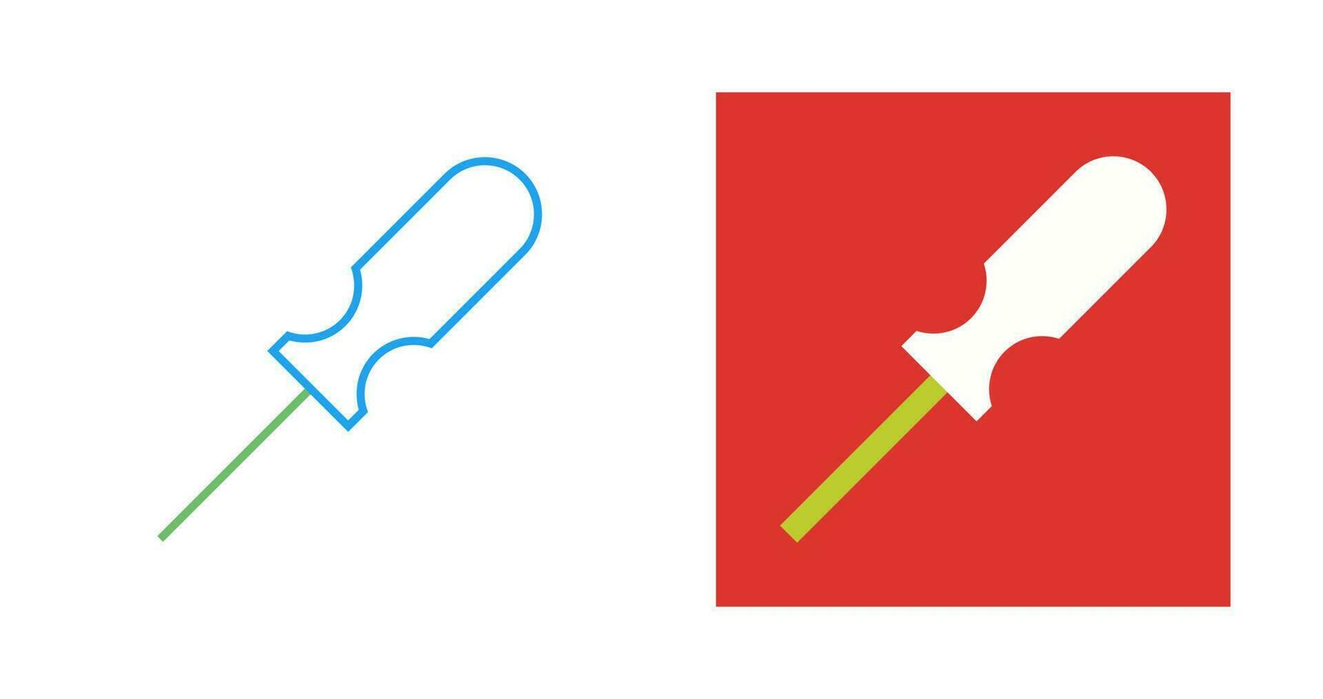 Screw Driver Vector Icon