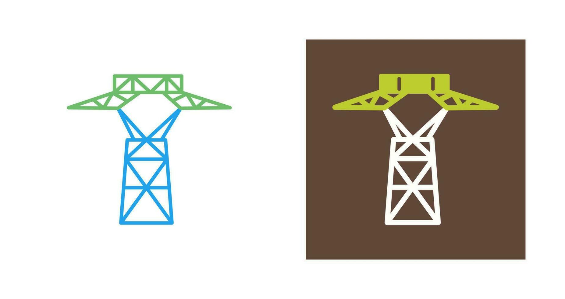 Power Line Vector Icon