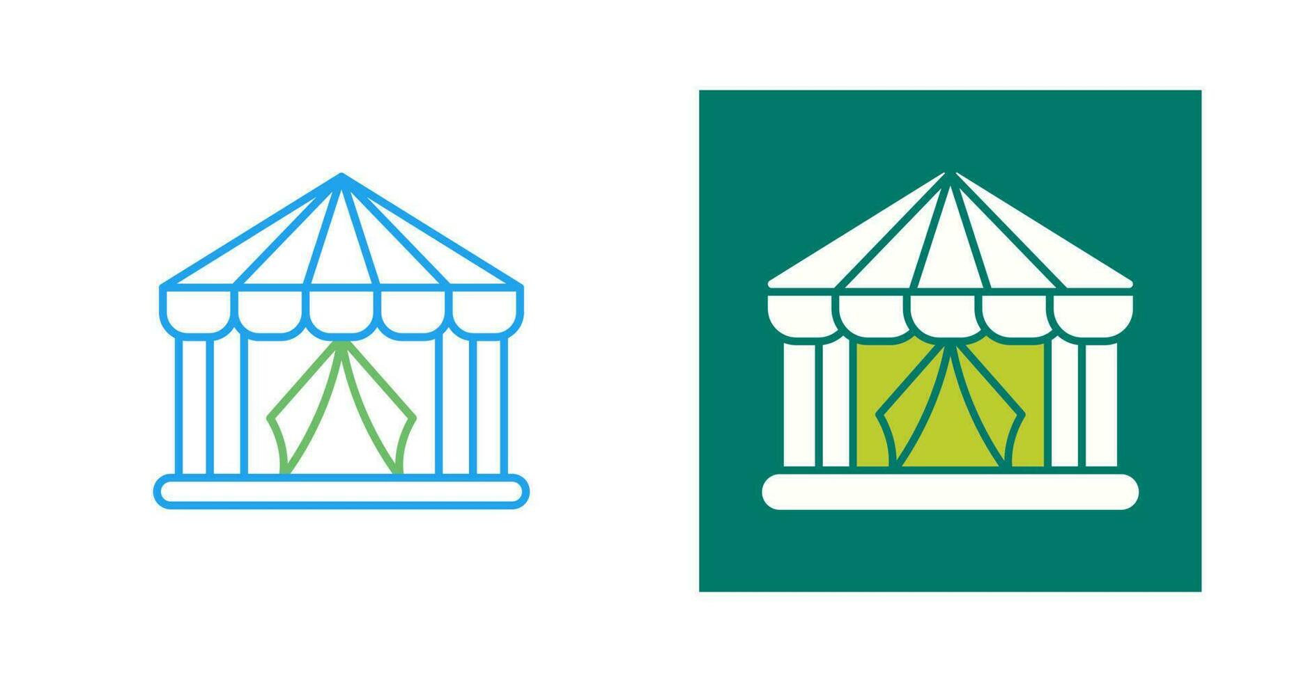 Circus Tent Vector Icon