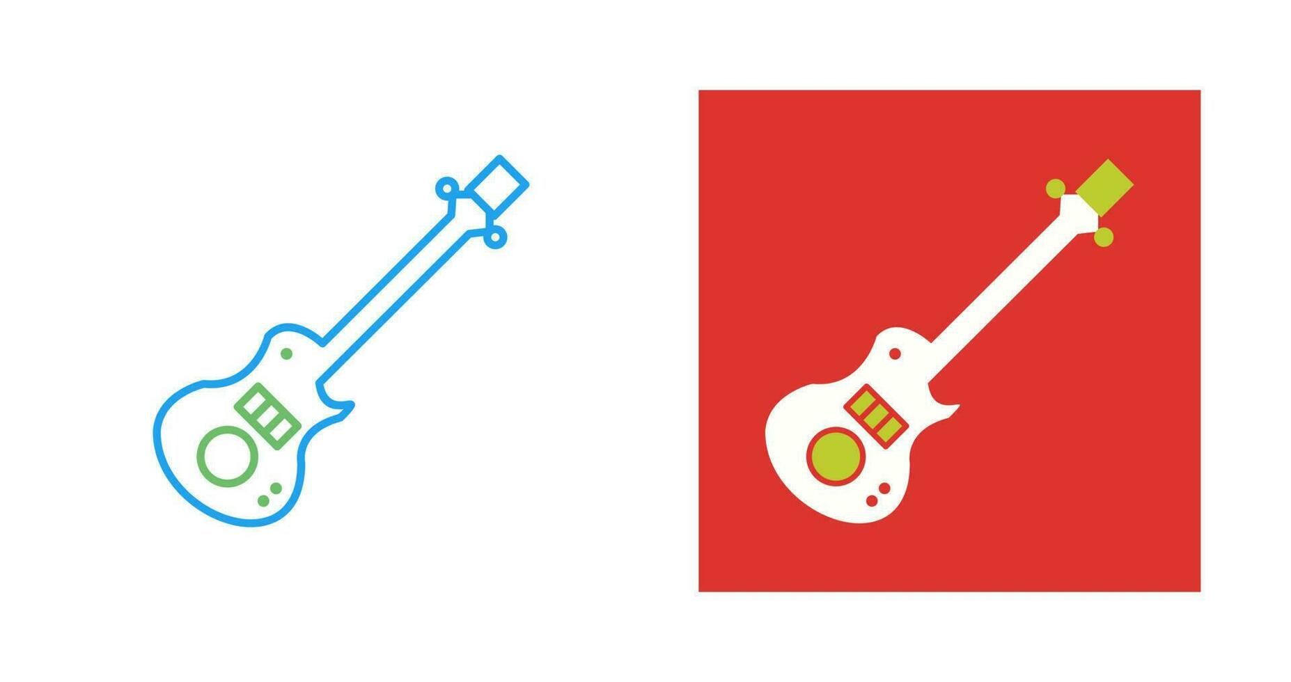 Electric Guitar Vector Icon