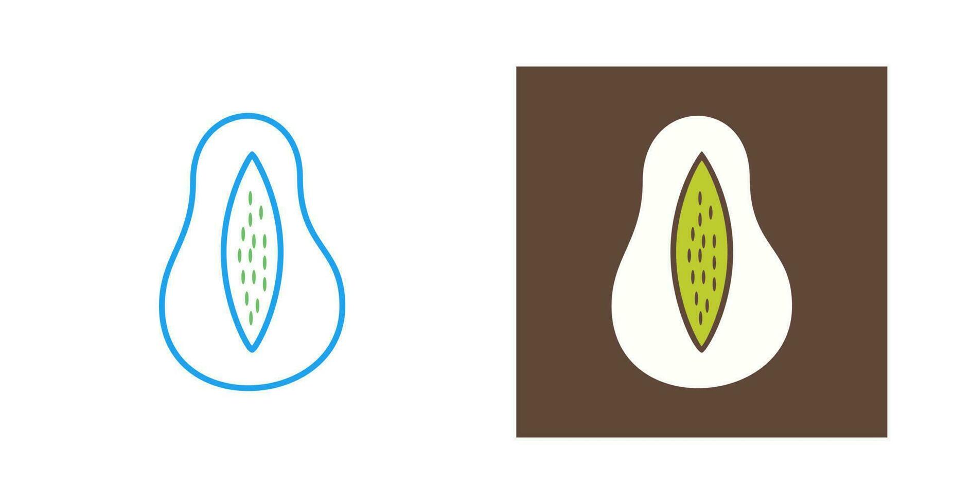 Papaya Vector Icon