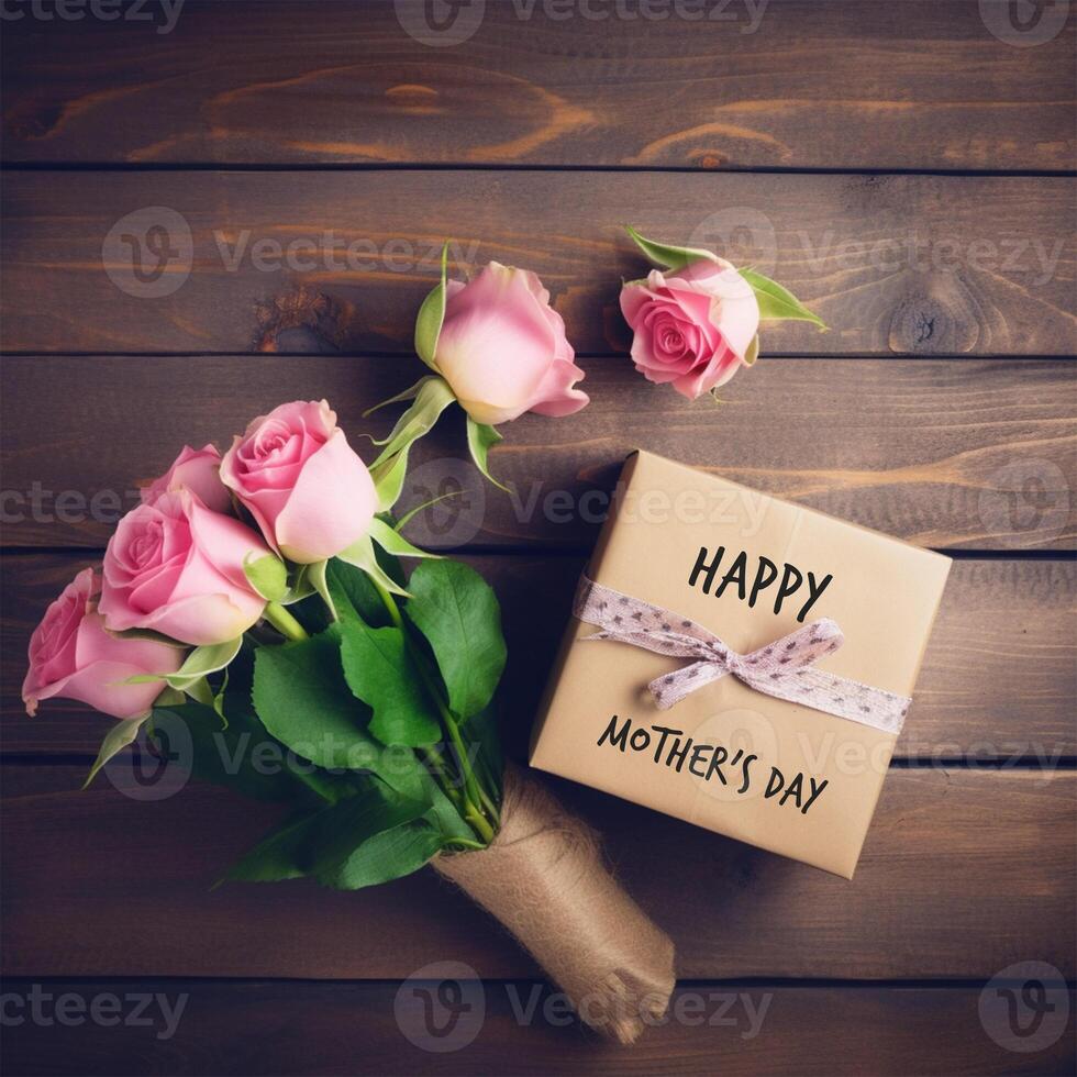 Mother's day gift card or greeting card or best wishes gift photo