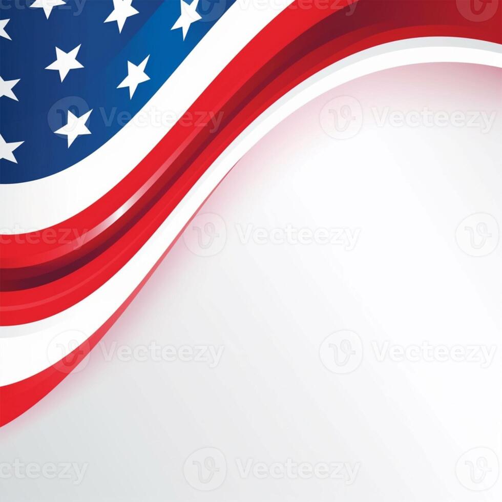 Happy Memorial Day banner. National American holiday background, Happy independence day banner. photo