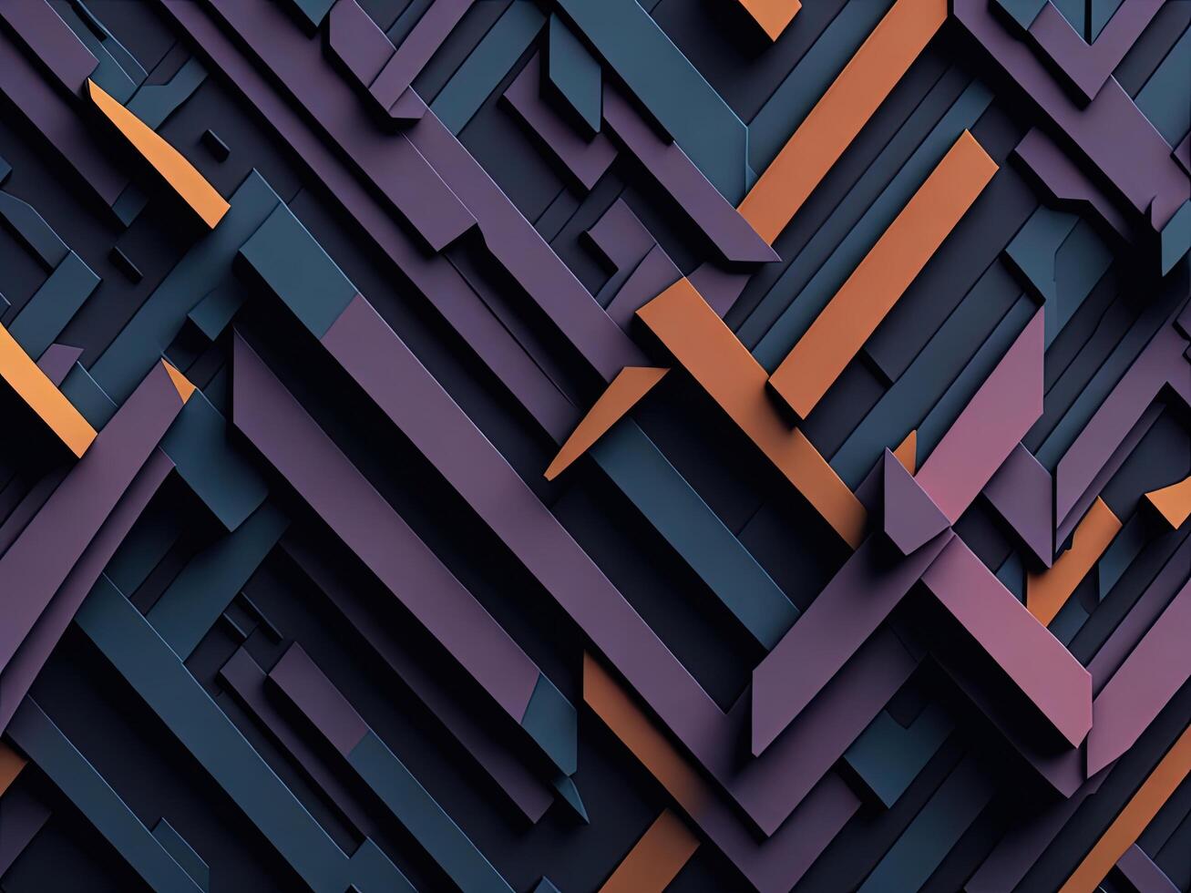 Colorful geometric 3d abstract background photo