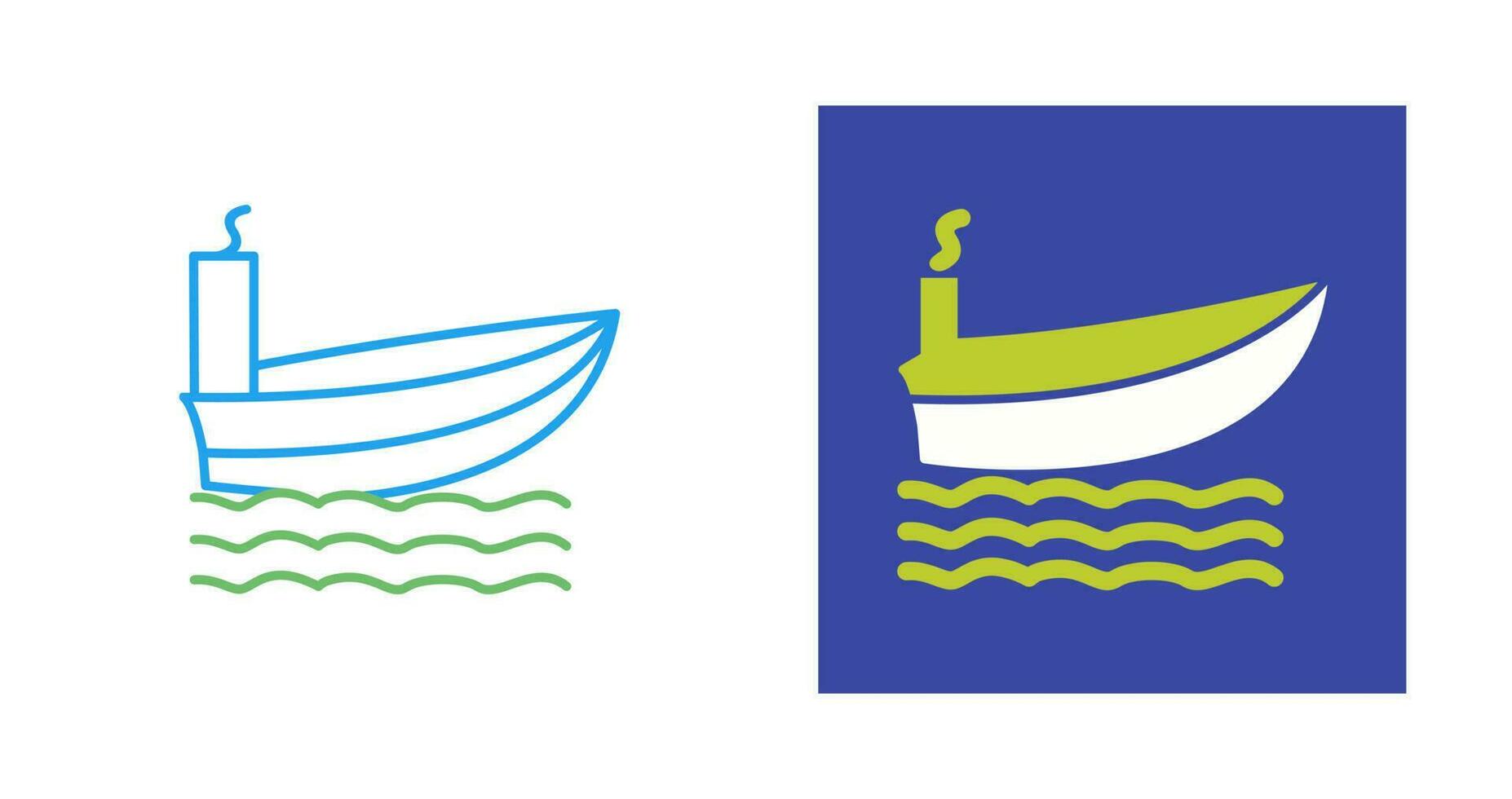 Steamship Vector Icon