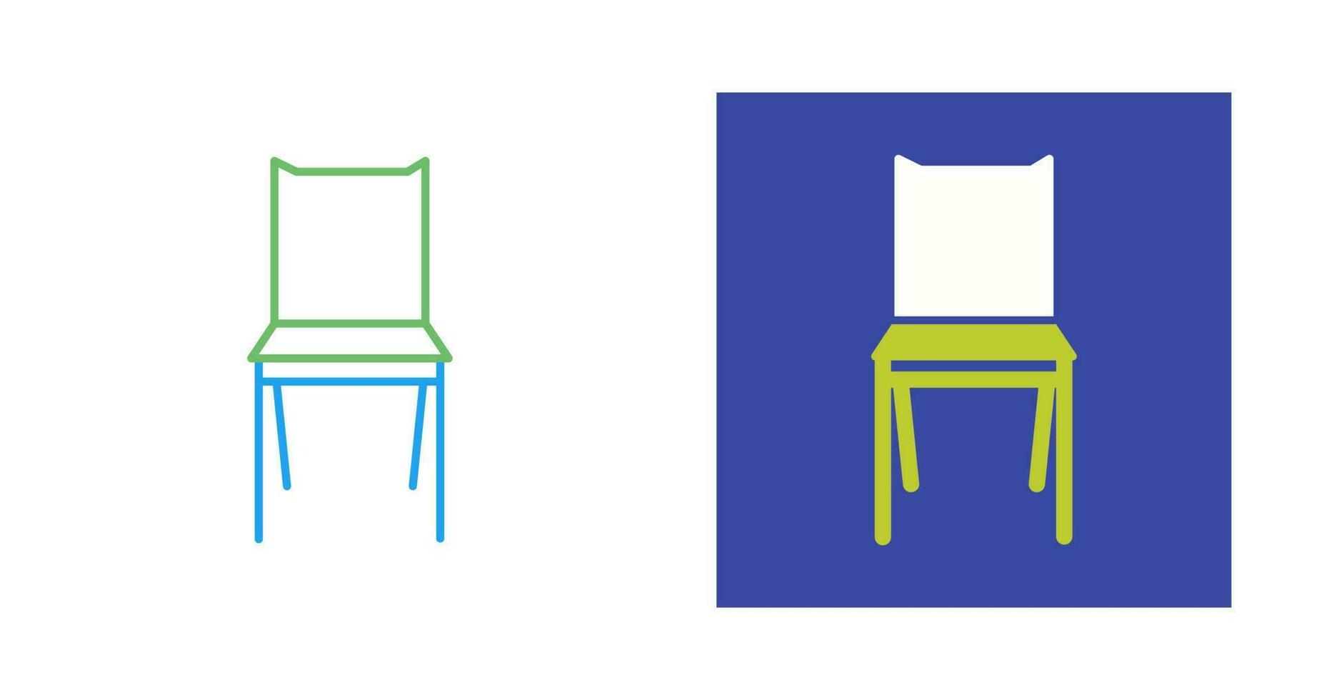 Bedroom Chair Vector Icon