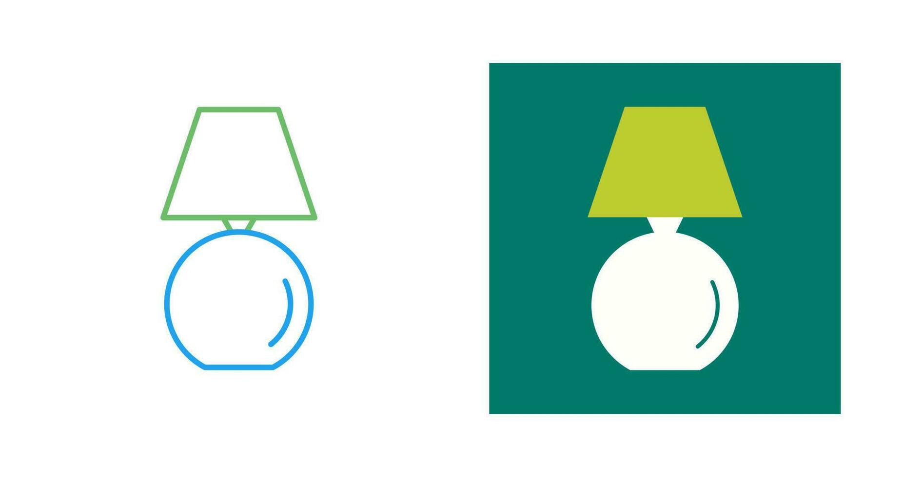 Table Lamp Vector Icon