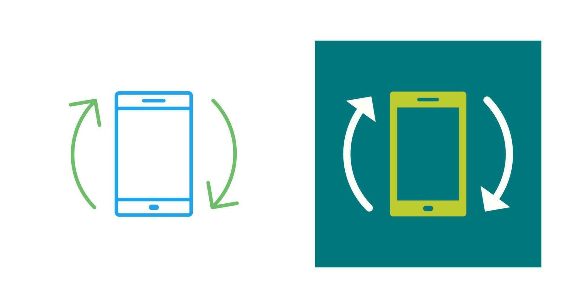 Auto rotation Vector Icon