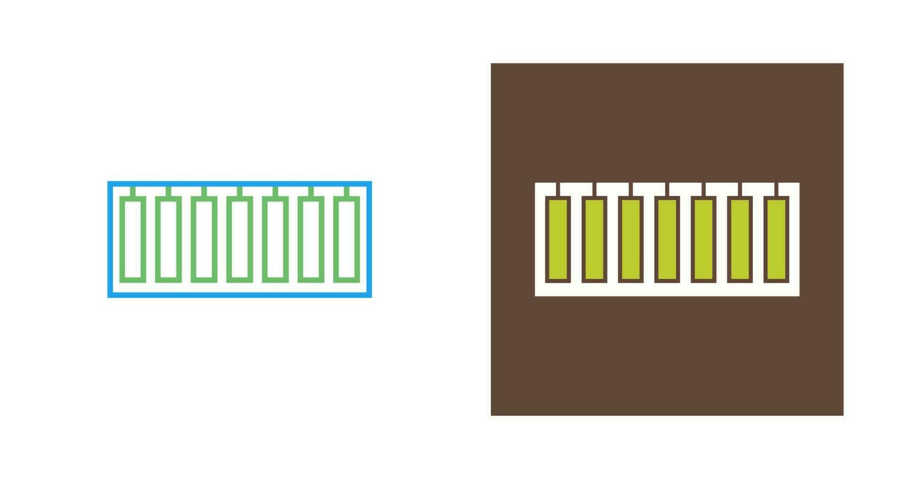 Piano Keys Vector Icon