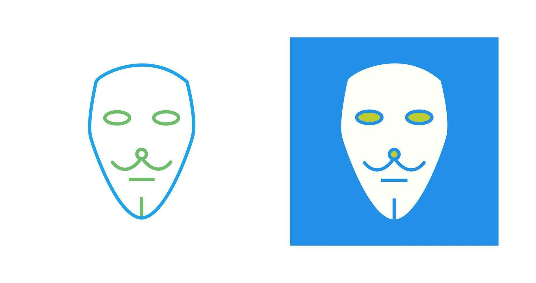 Two Masks Vector Icon