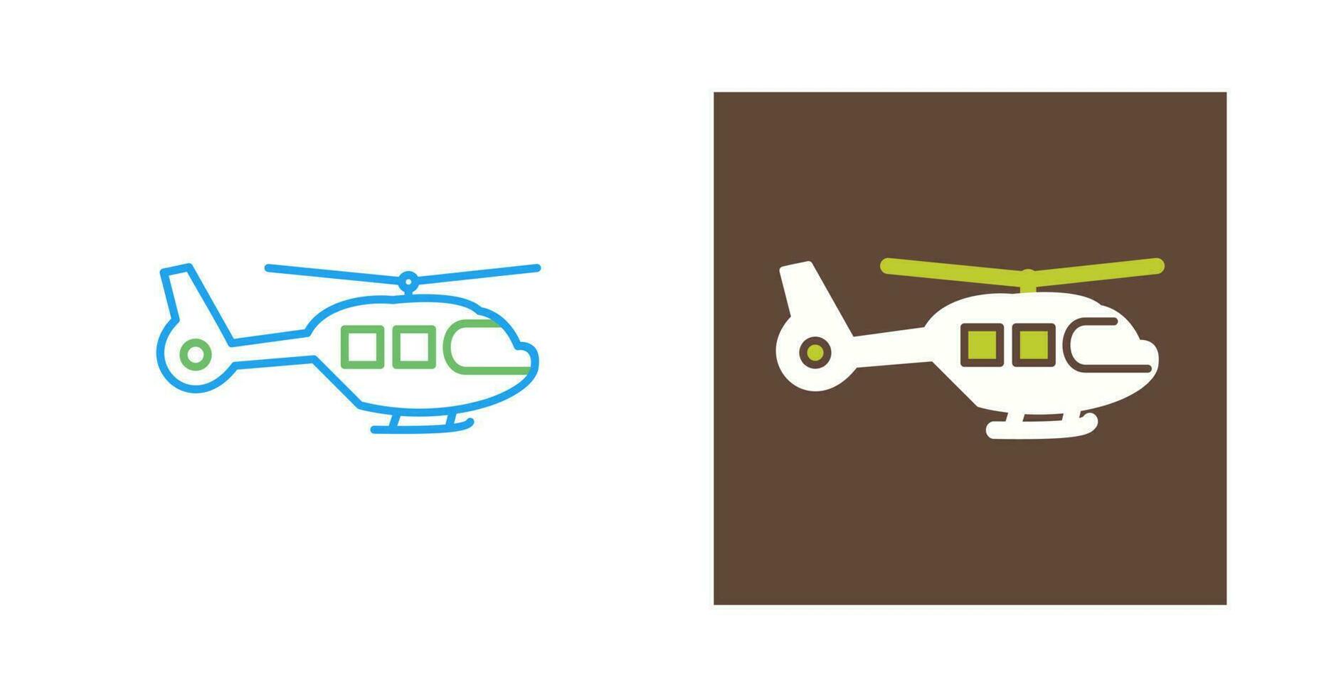 icono de vector de helicóptero