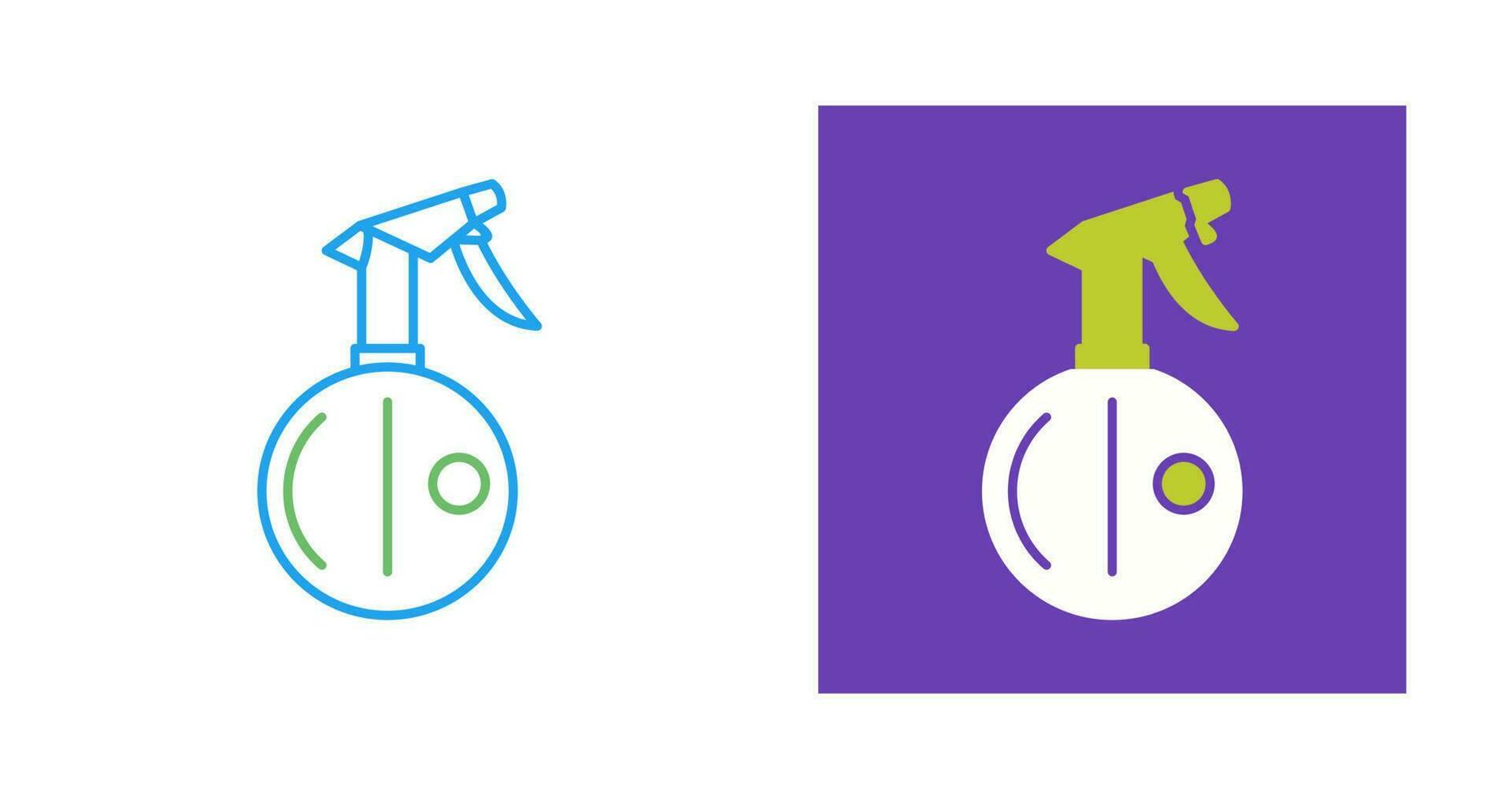 Water Spray bottle Vector Icon