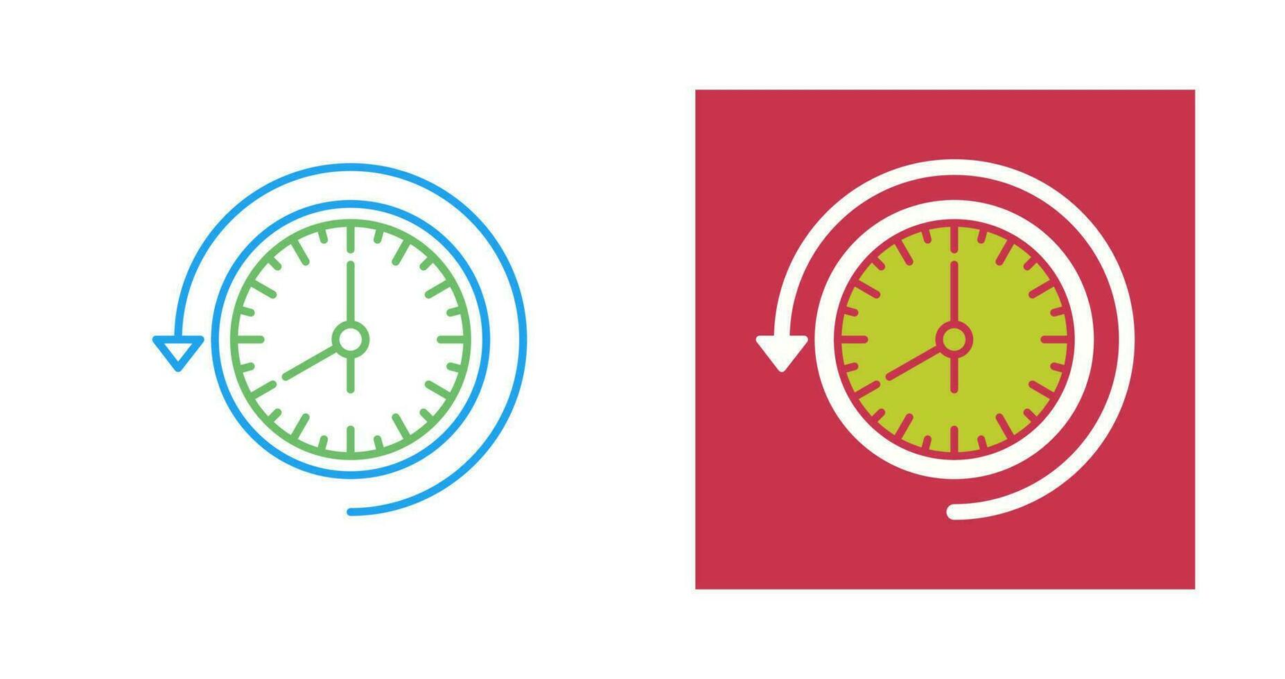 Past Time Vector Icon