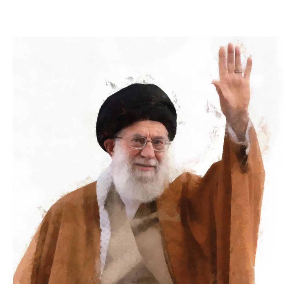 Ayatollah Sayyid Ali Khamenei portrait png