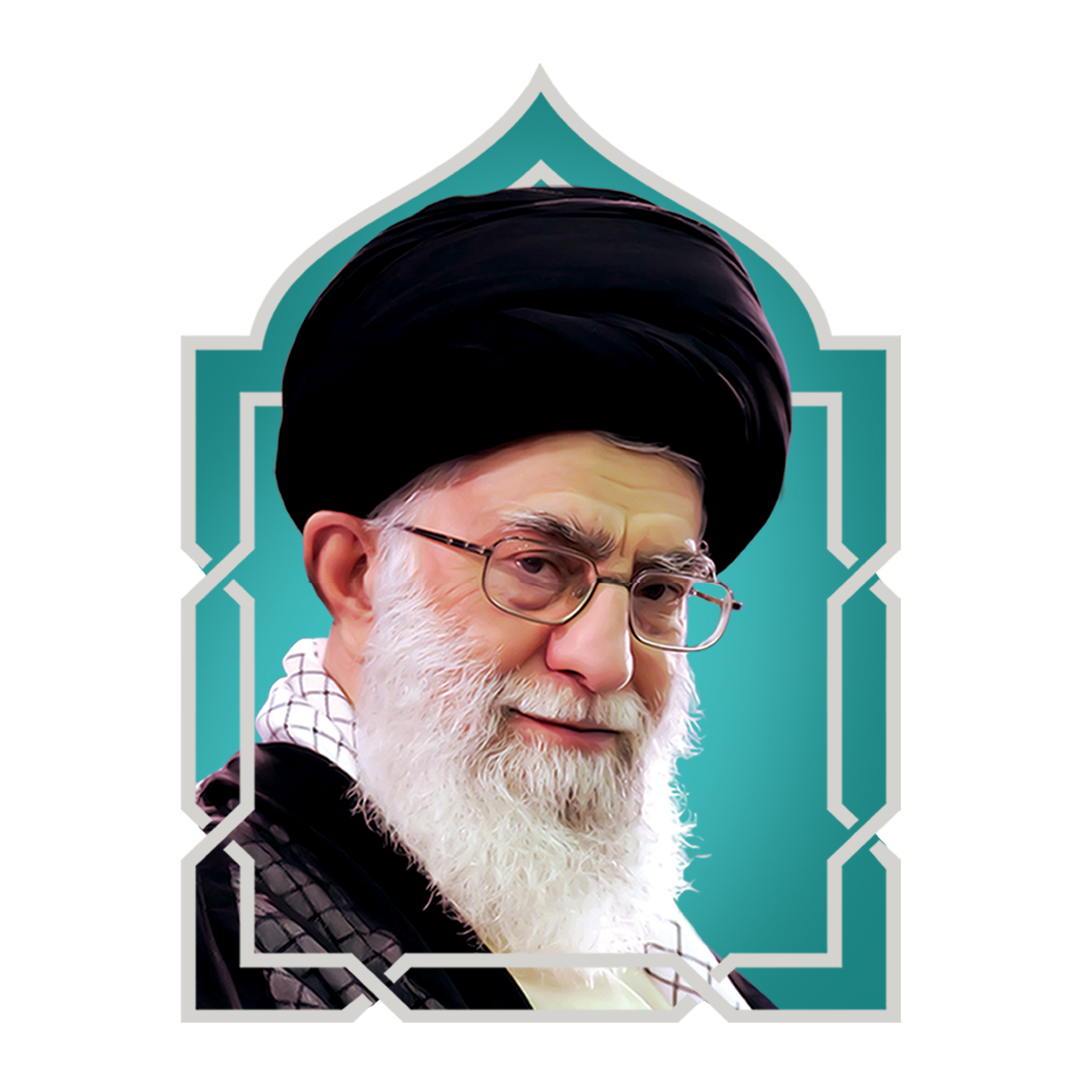 Ayatollah Sayyid Ali Khamenei Portrait 23998196 PNG