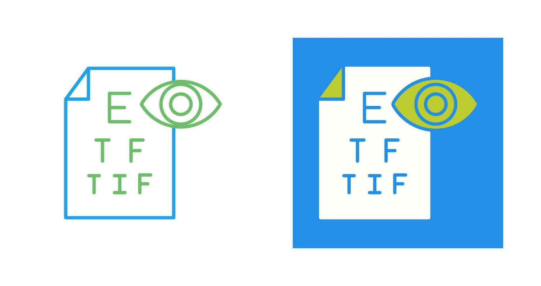 icono de vector de prueba de ojo