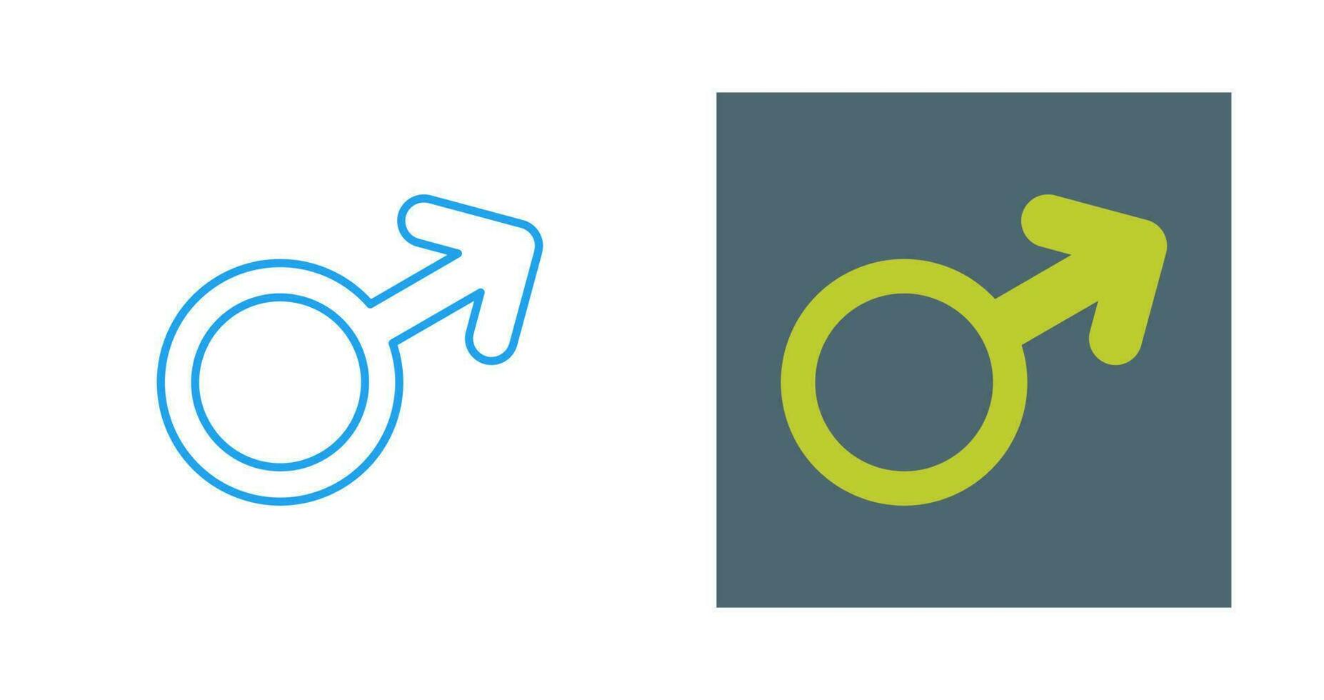 Male Sign Vector Icon