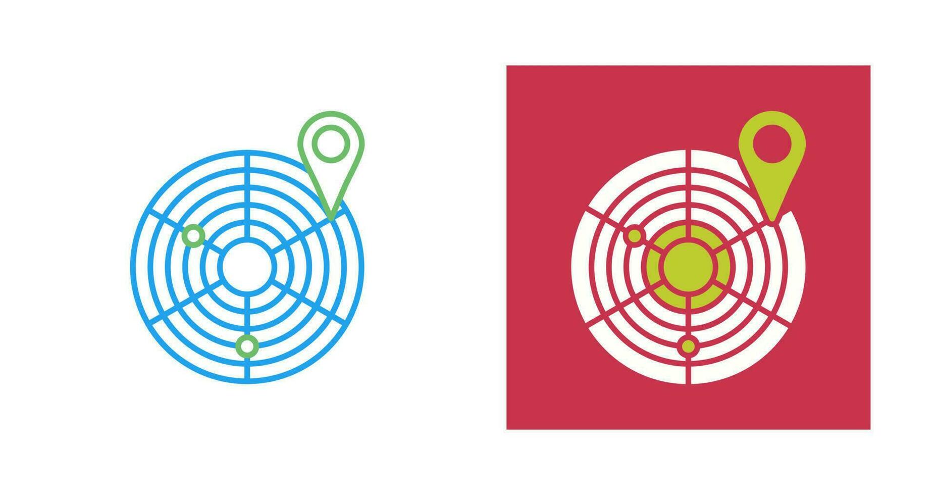 Radar Vector Icon