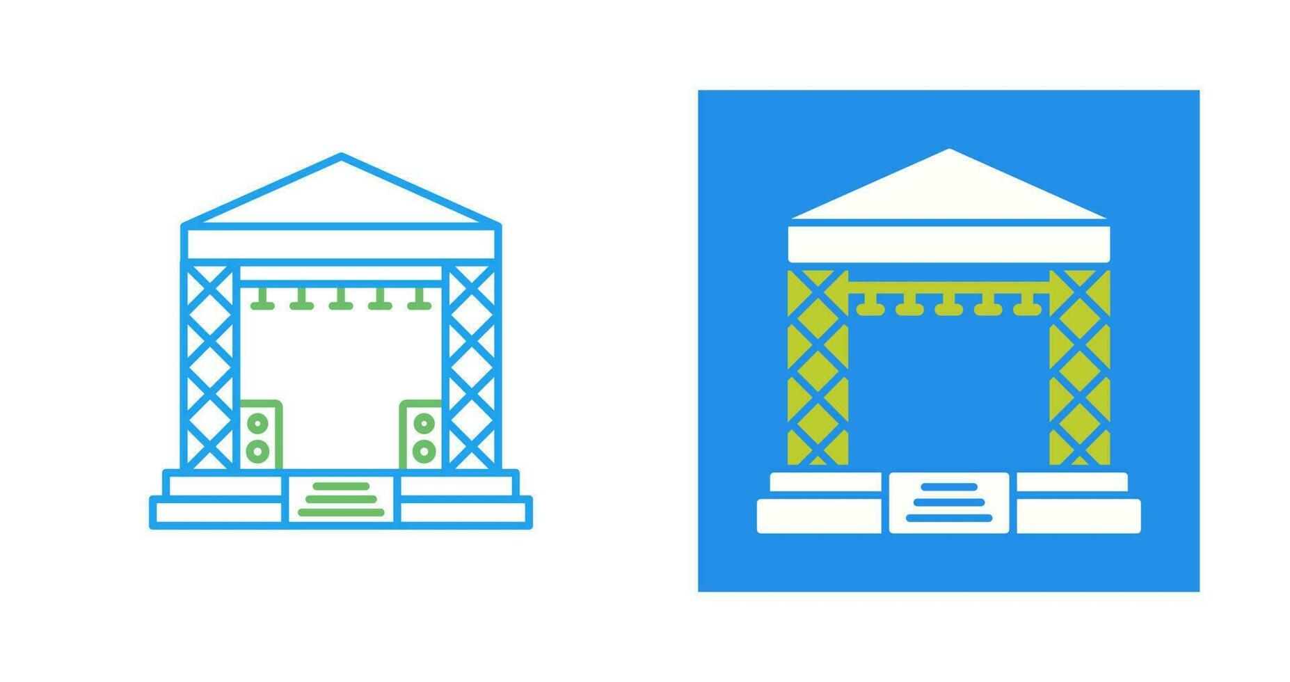 Stage Vector Icon