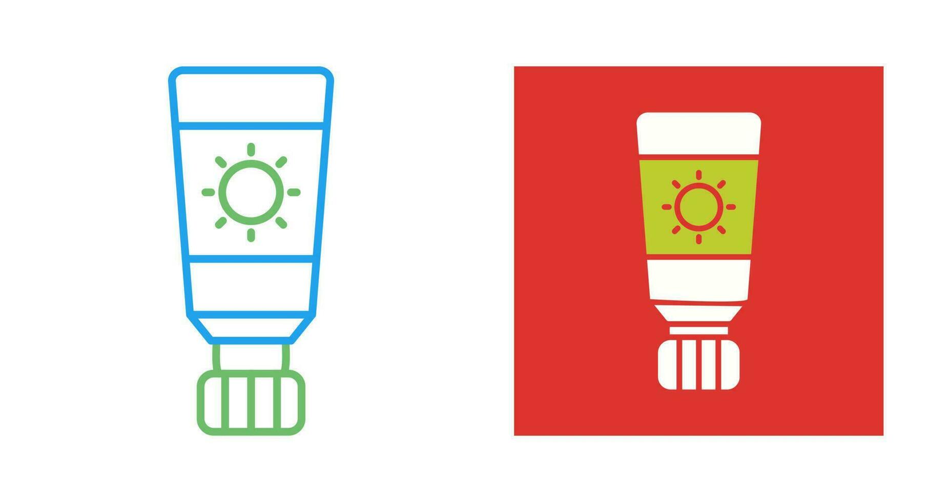 Sunscreen Vector Icon