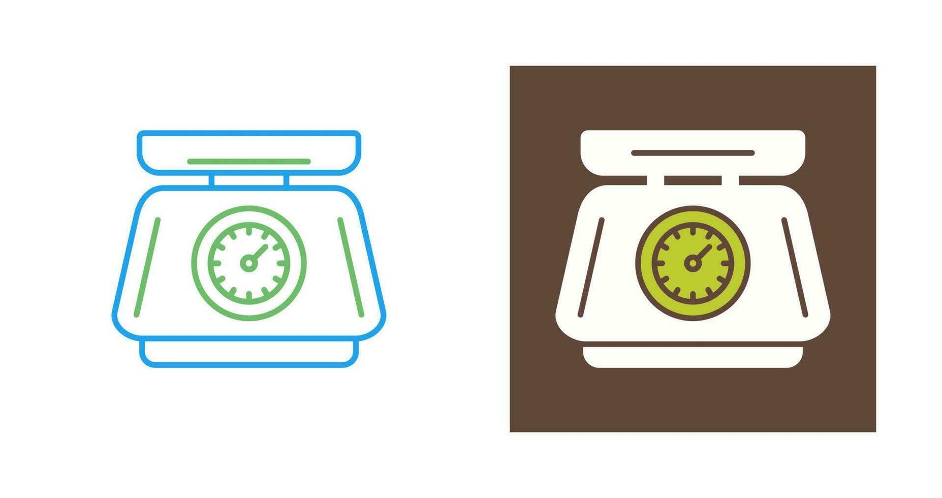 icono de vector de escala de peso