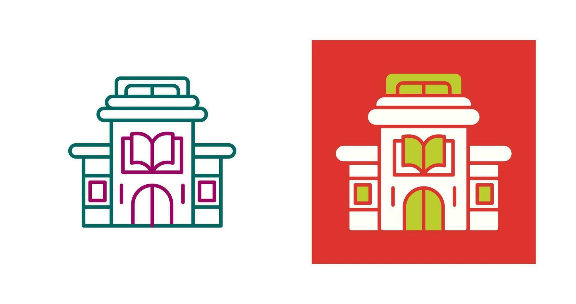 Library Vector Icon