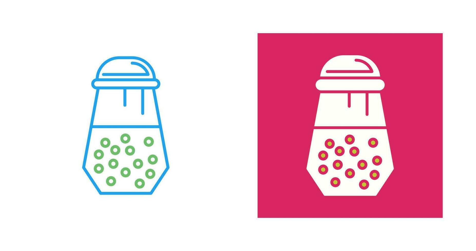 Salt Shaker Vector Icon