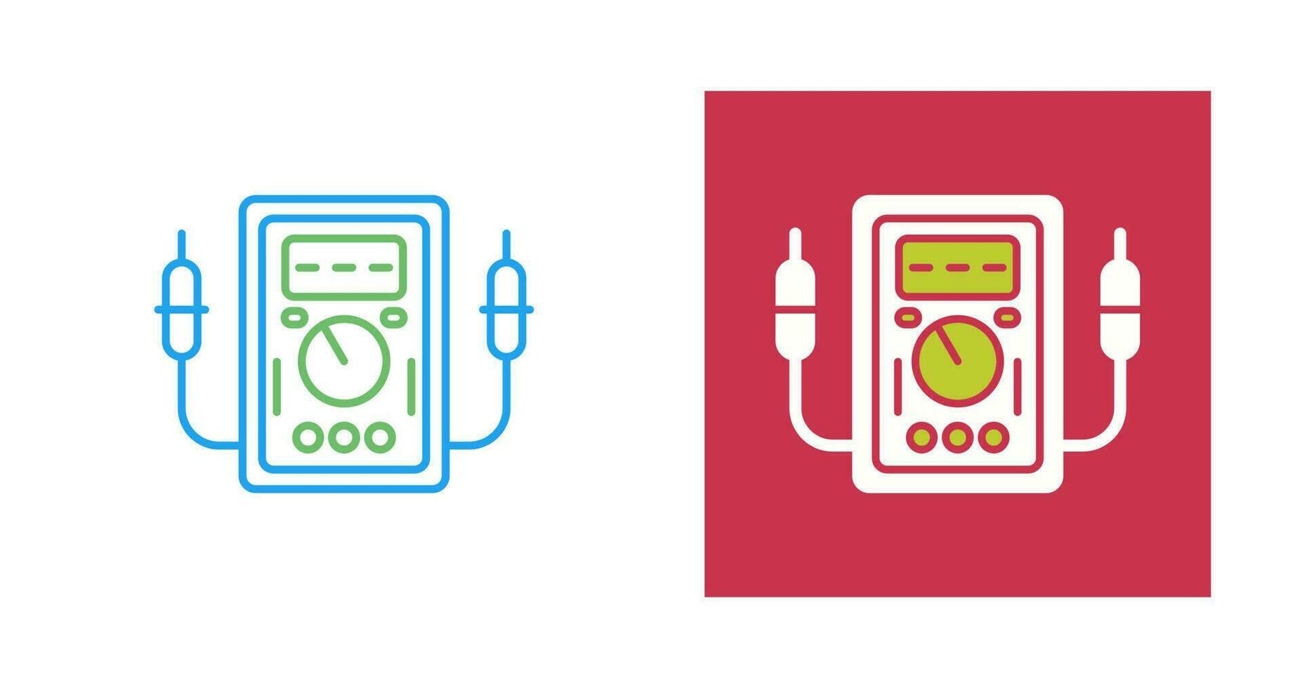 Voltmeter Vector Icon