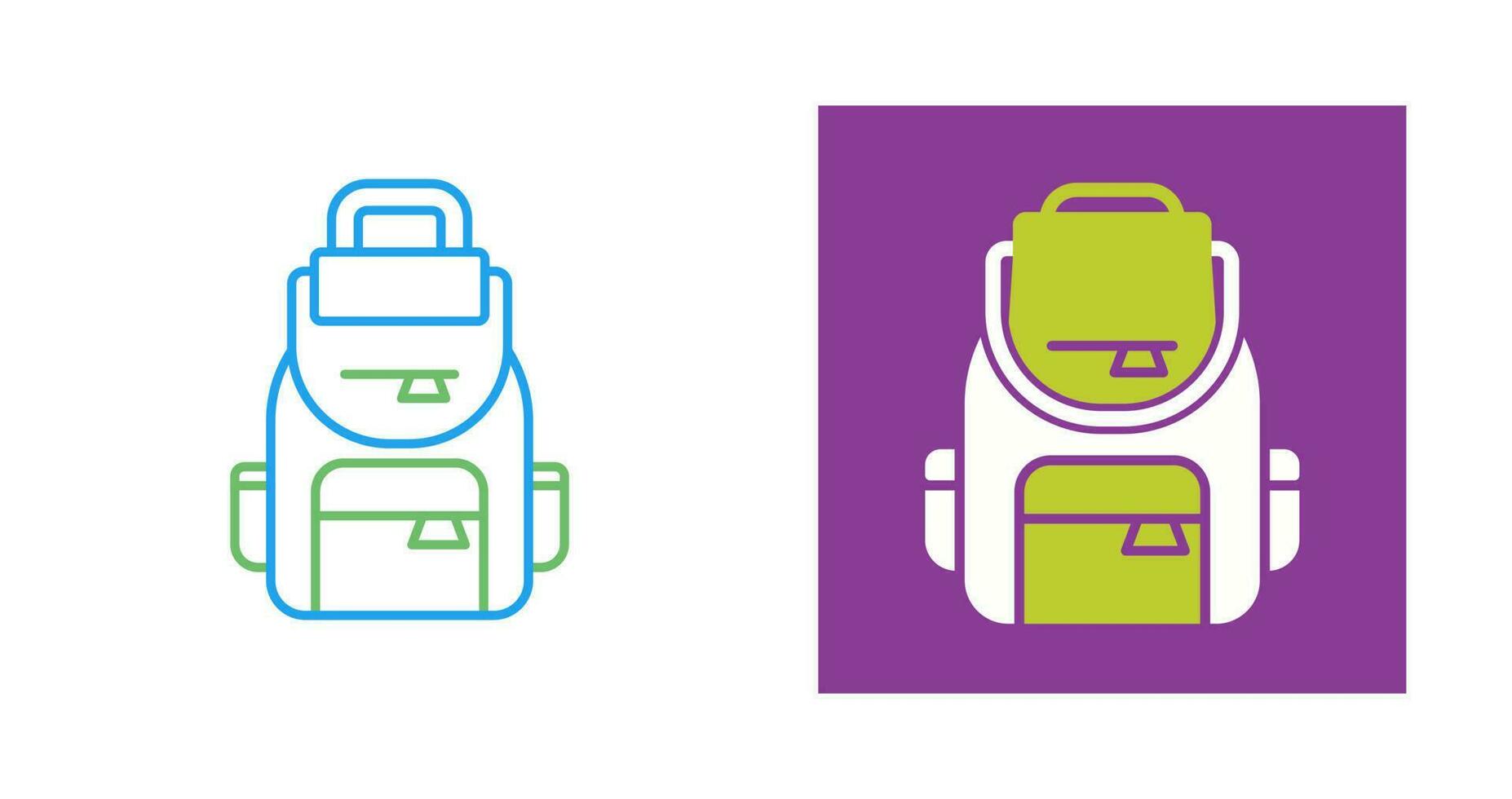 Backpack Vector Icon