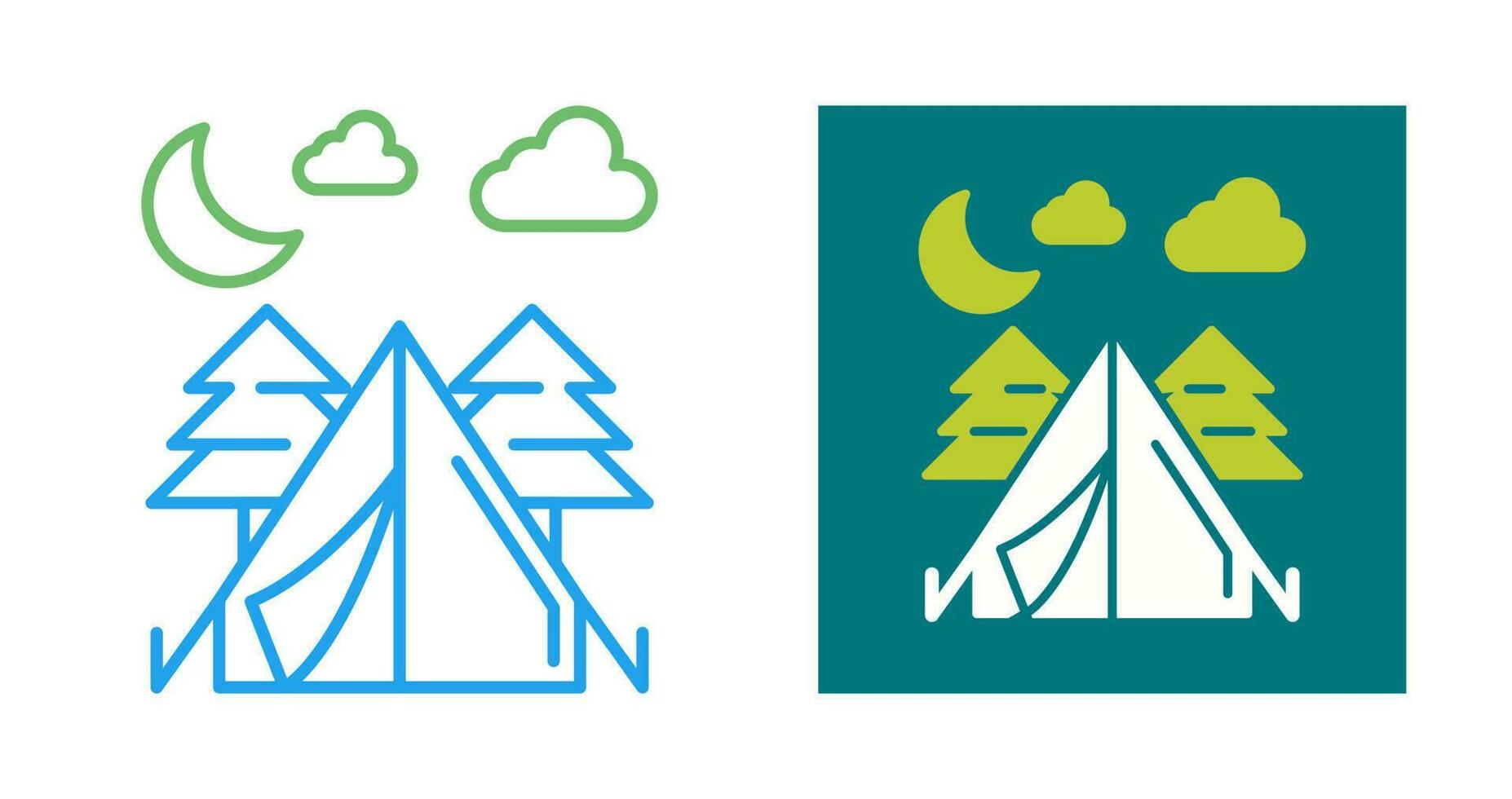 Tent Vector Icon