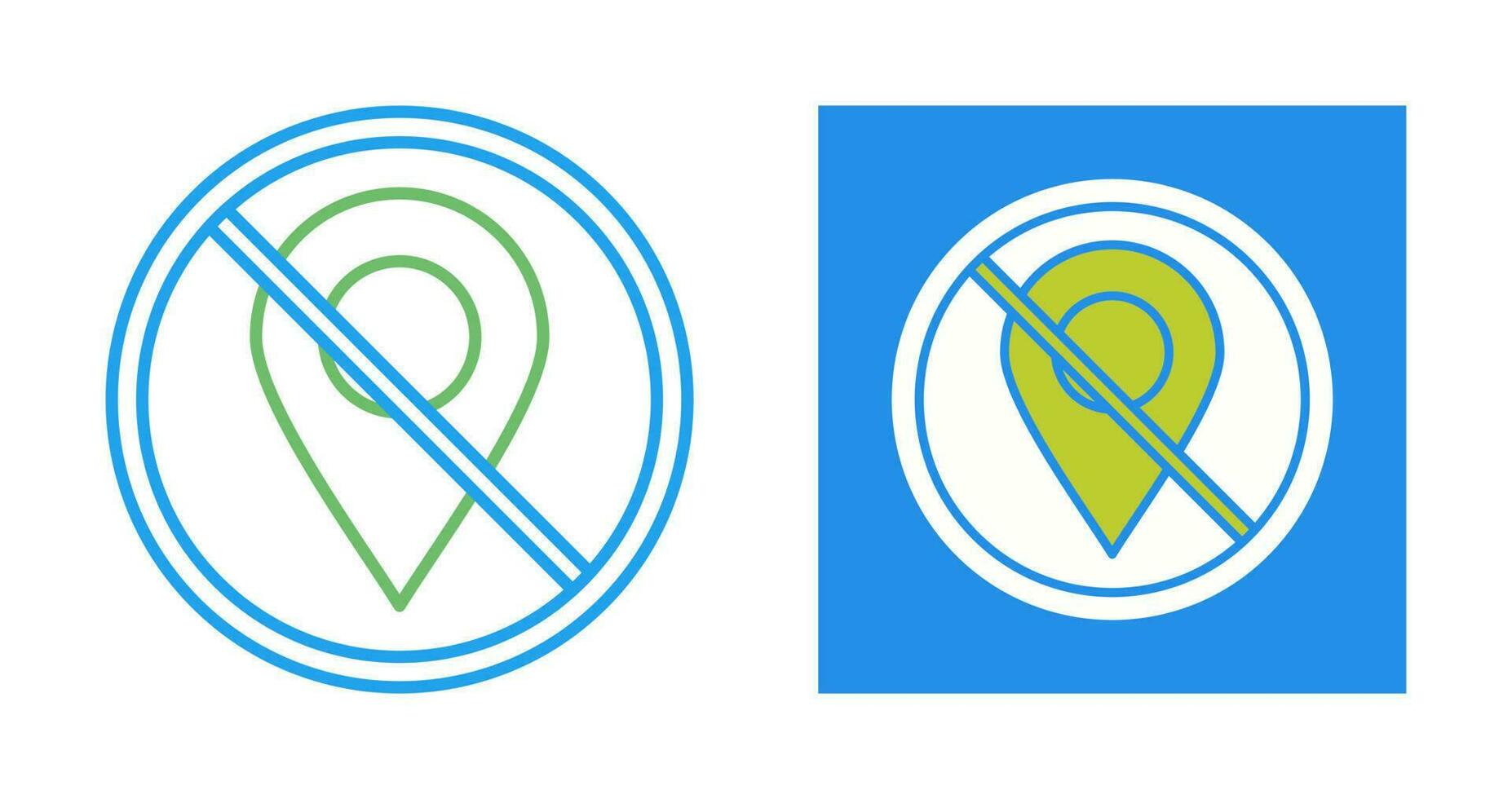 No Gps Vector Icon 24000125 Vector Art at Vecteezy