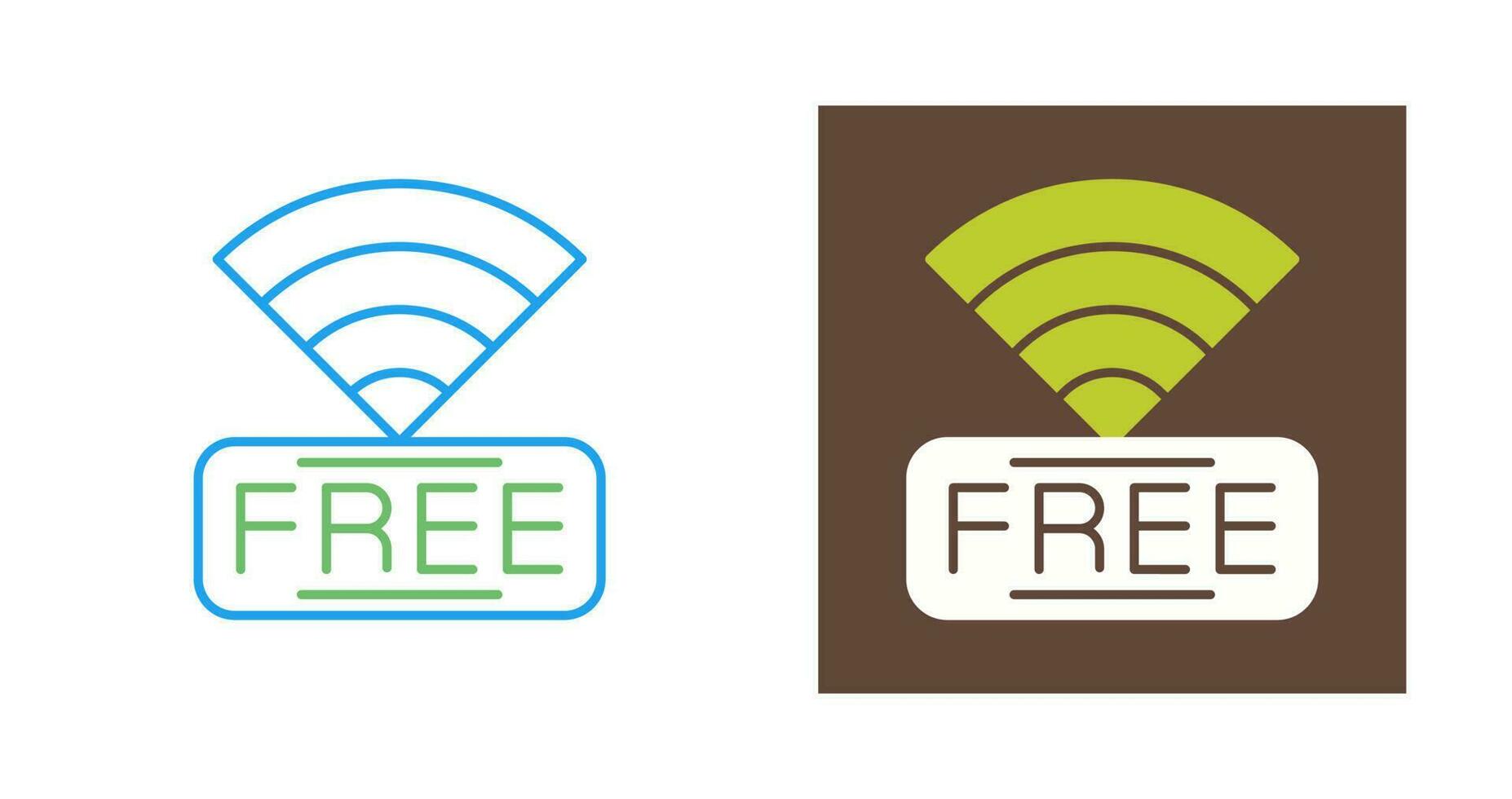 icono de vector wifi gratis