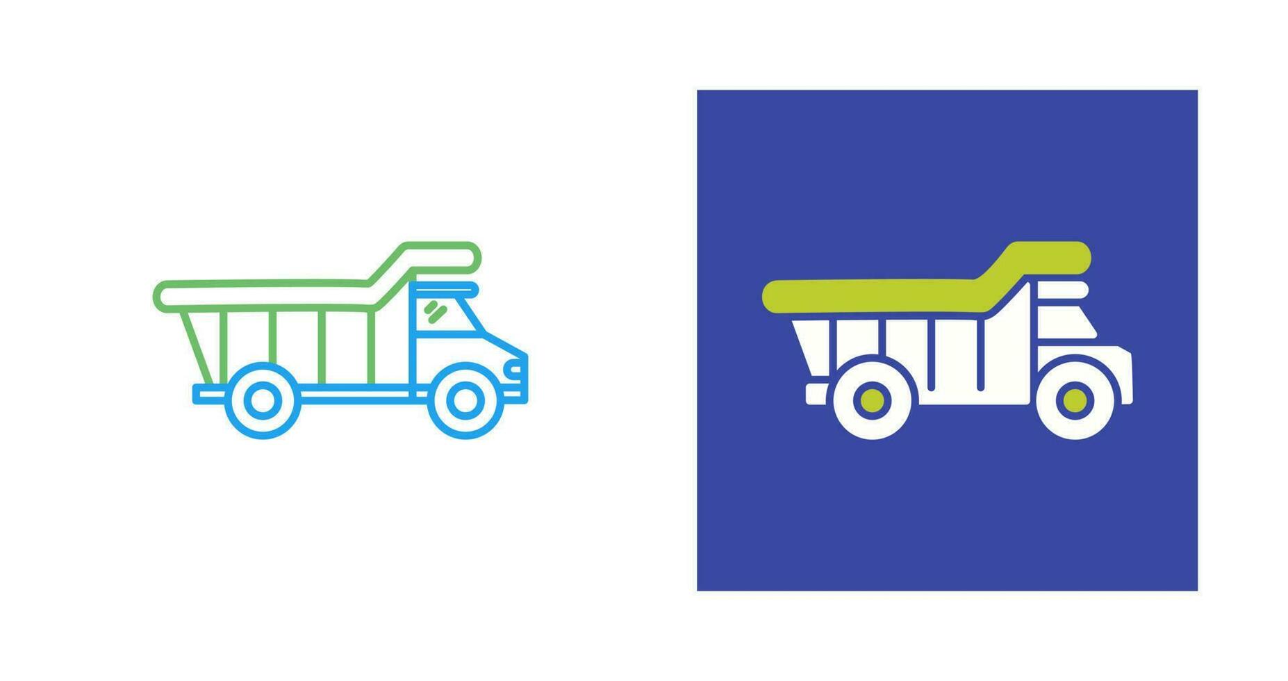 Dump Truck Vector Icon