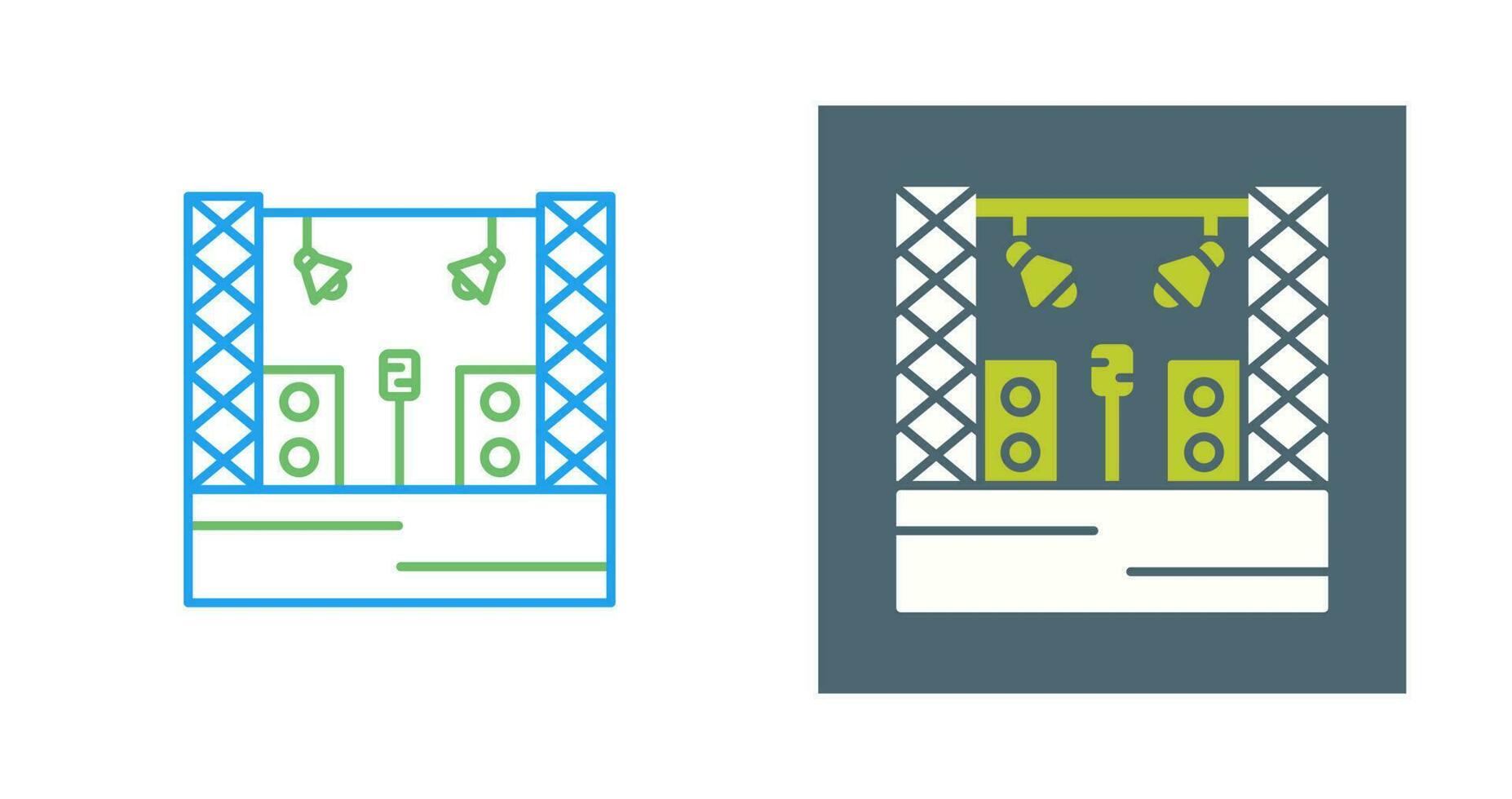 Stage Vector Icon